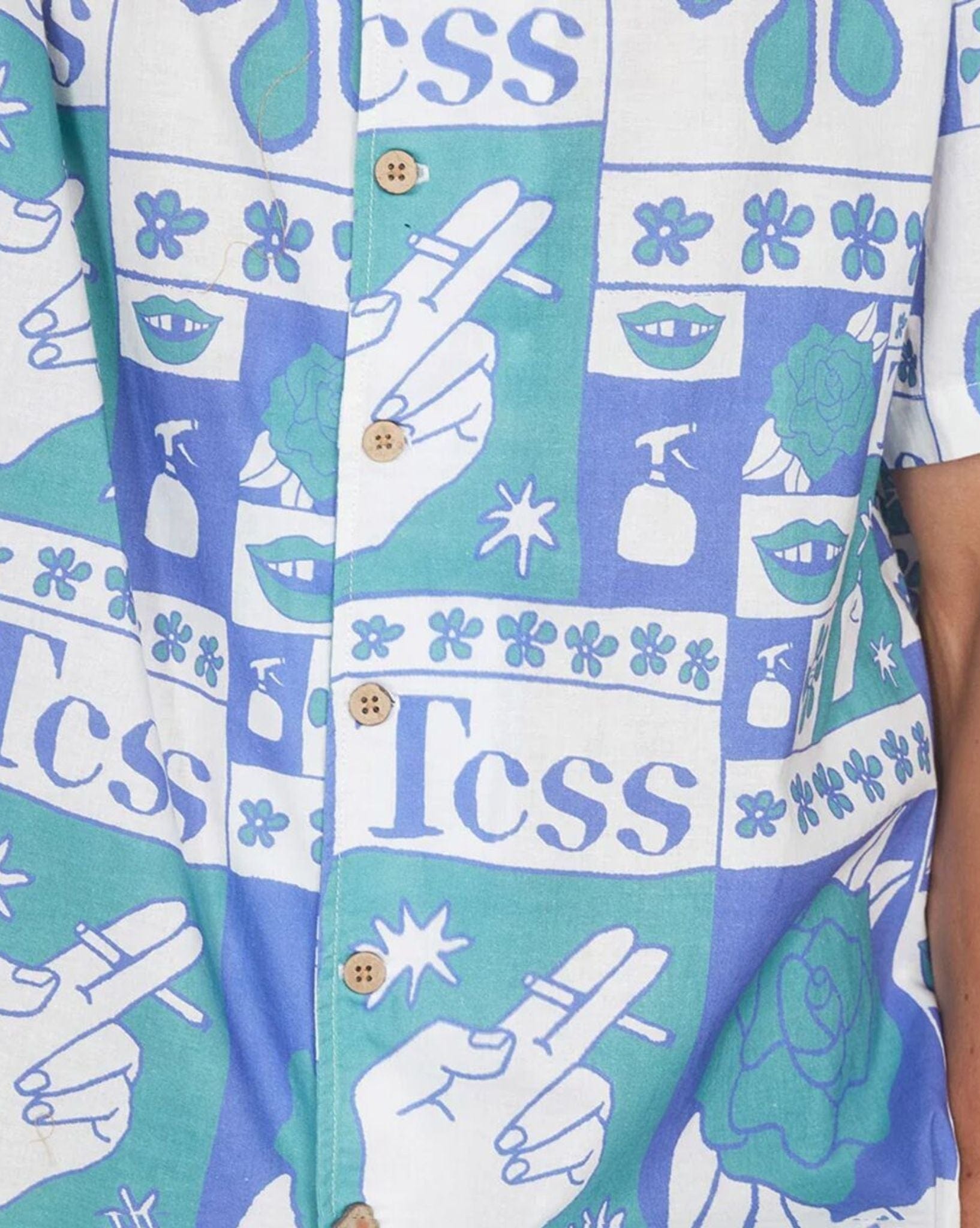 The Critical Slide Society Mens Ritual Shirt Aegean