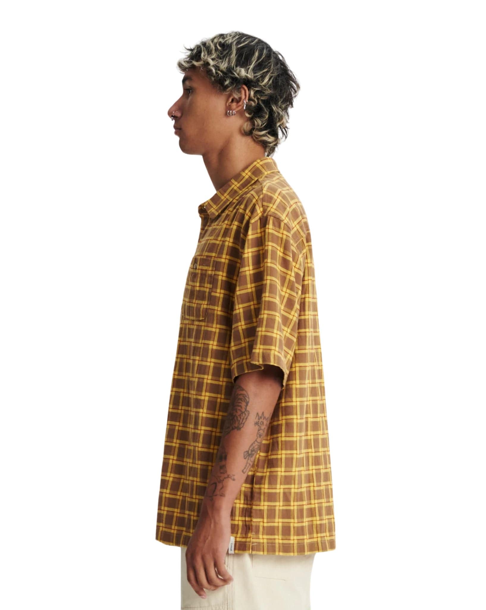 The Critical Slide Society Mens Stock Ss Shirt - Yolk