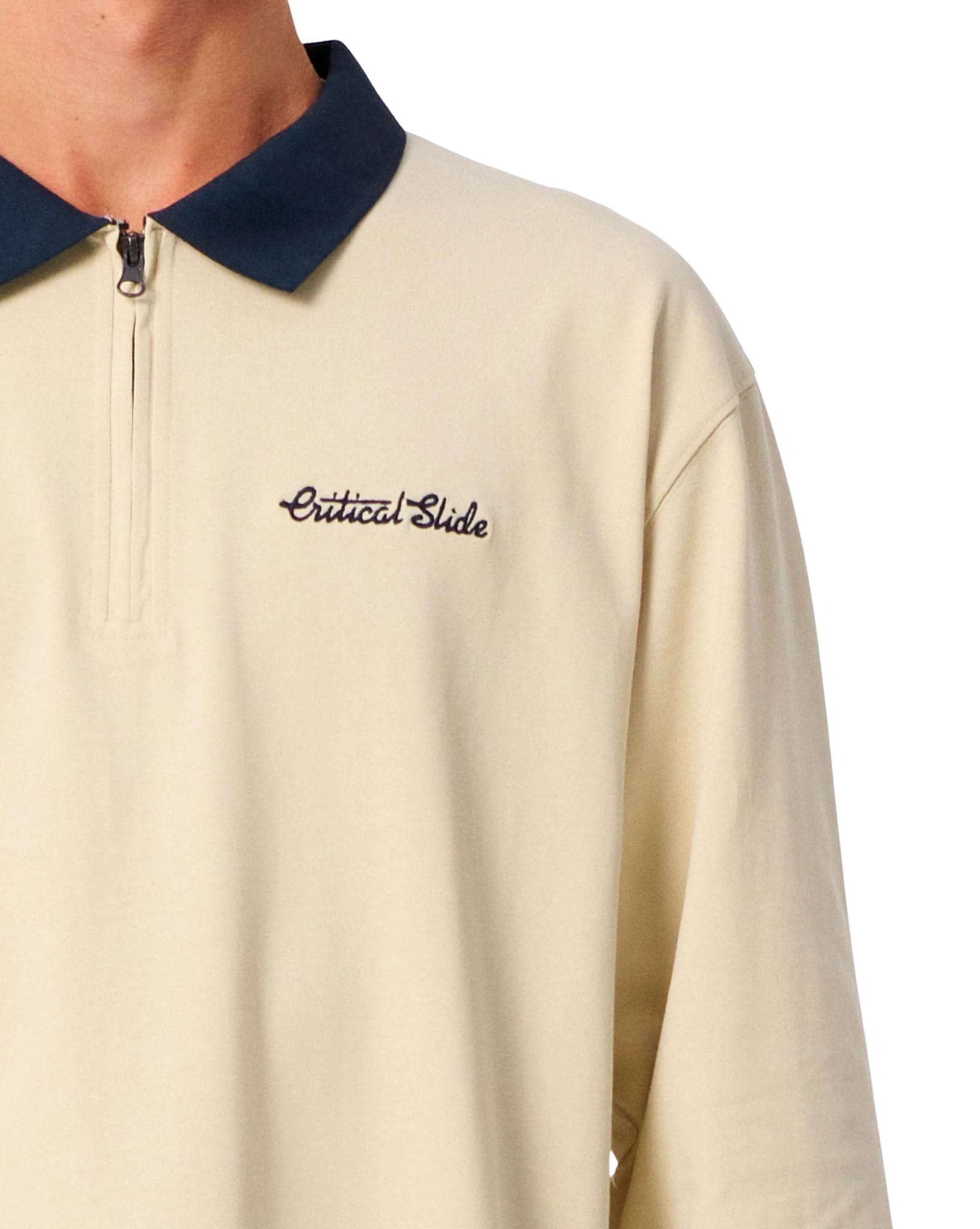 The Critical Slide Society Sun Cured 1/4 Zip Rugby