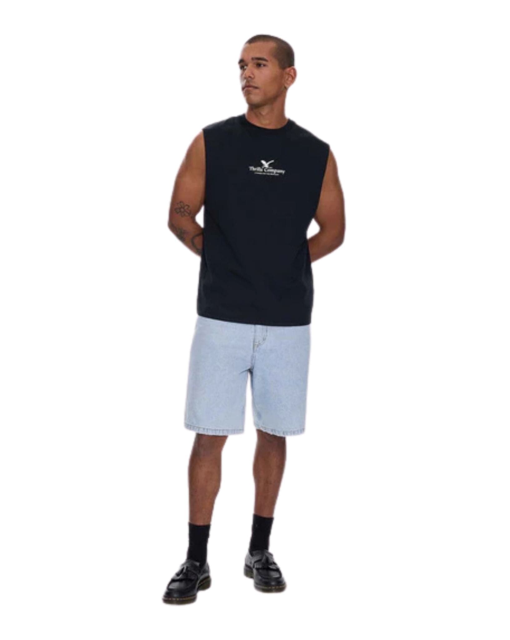 Thrills A Haven For The Restless Merch Fit Muscle Tee