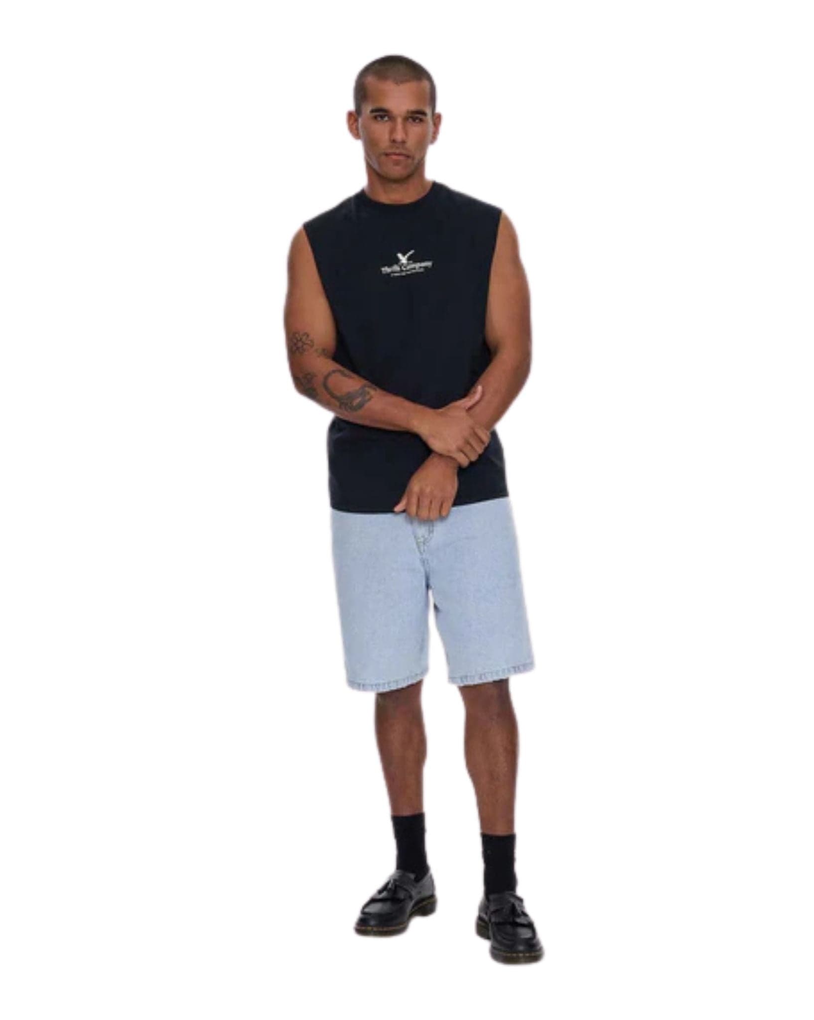 Thrills A Haven For The Restless Merch Fit Muscle Tee