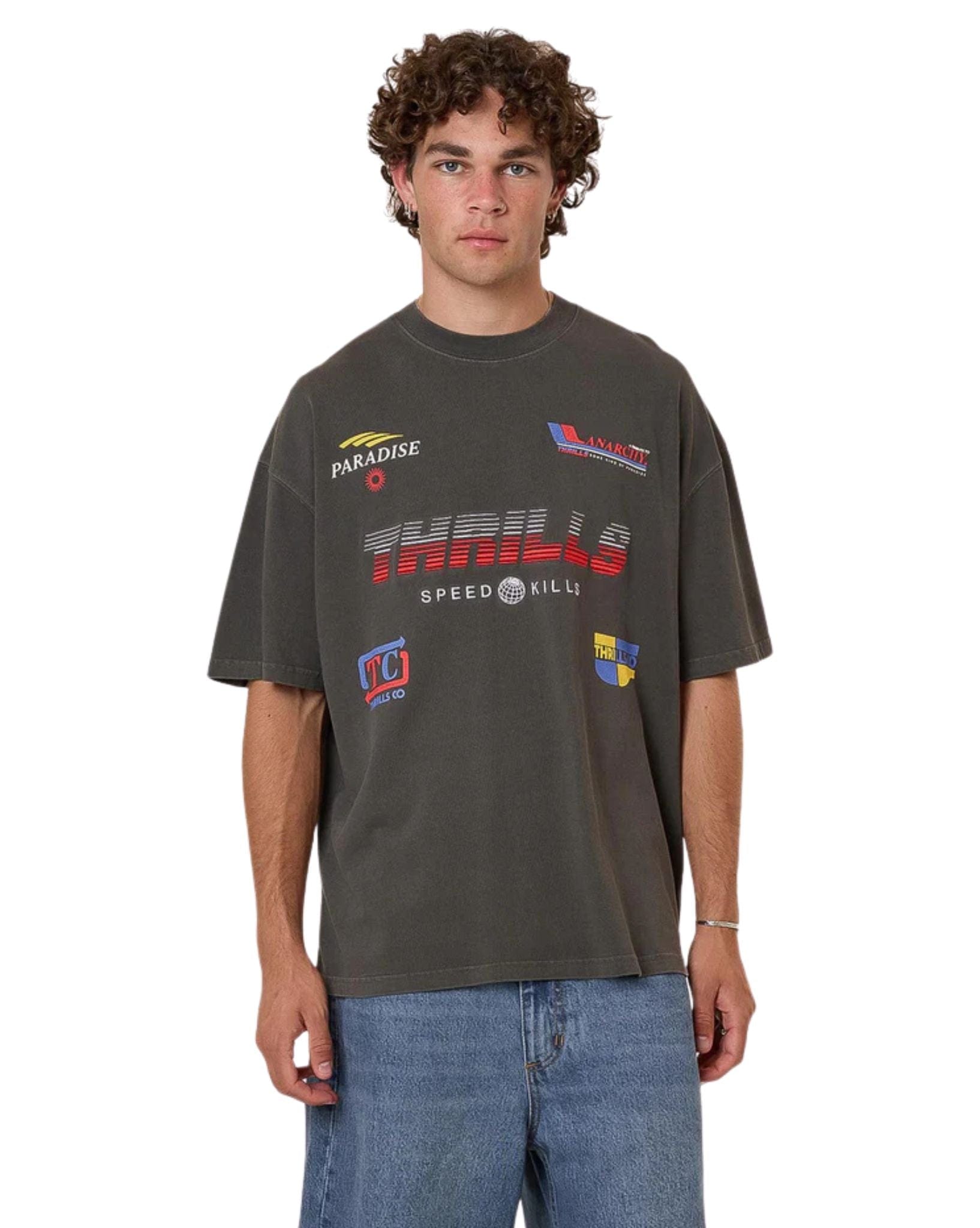 Thrills Anarchy In Paradise Box Fit Oversize Tee