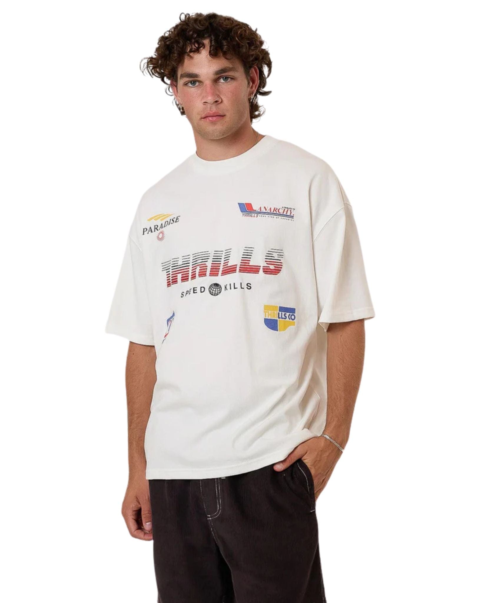 Thrills Anarchy In Paradise Box Fit Oversize Tee