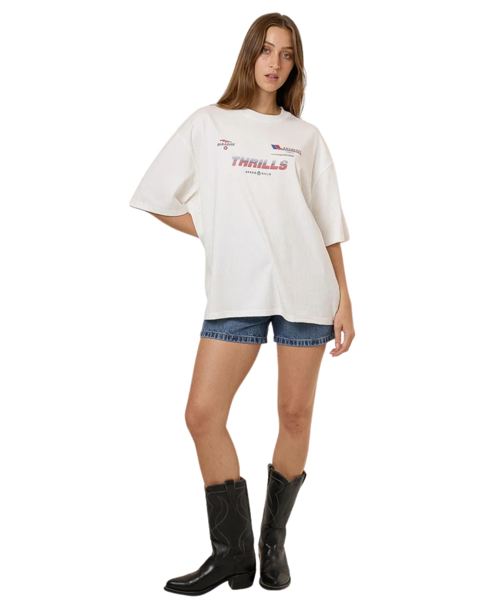Thrills Anarchy In Paradise Oversized Tee