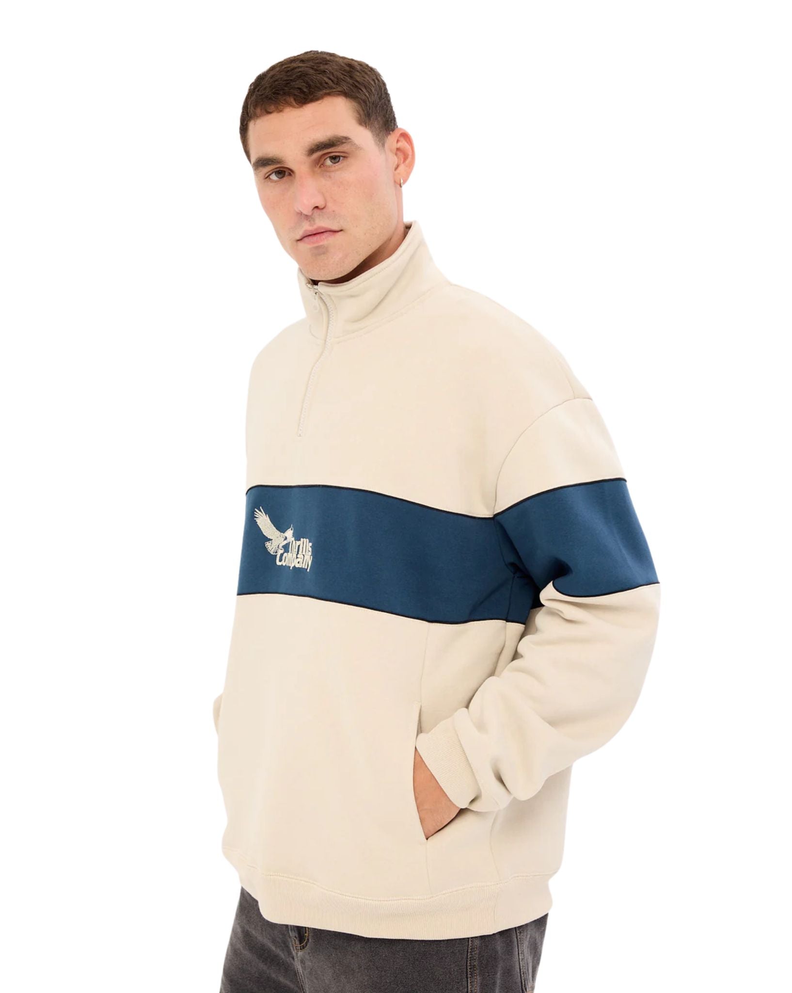 Thrills Between Chaos & Calm Quarter Zip Fleece