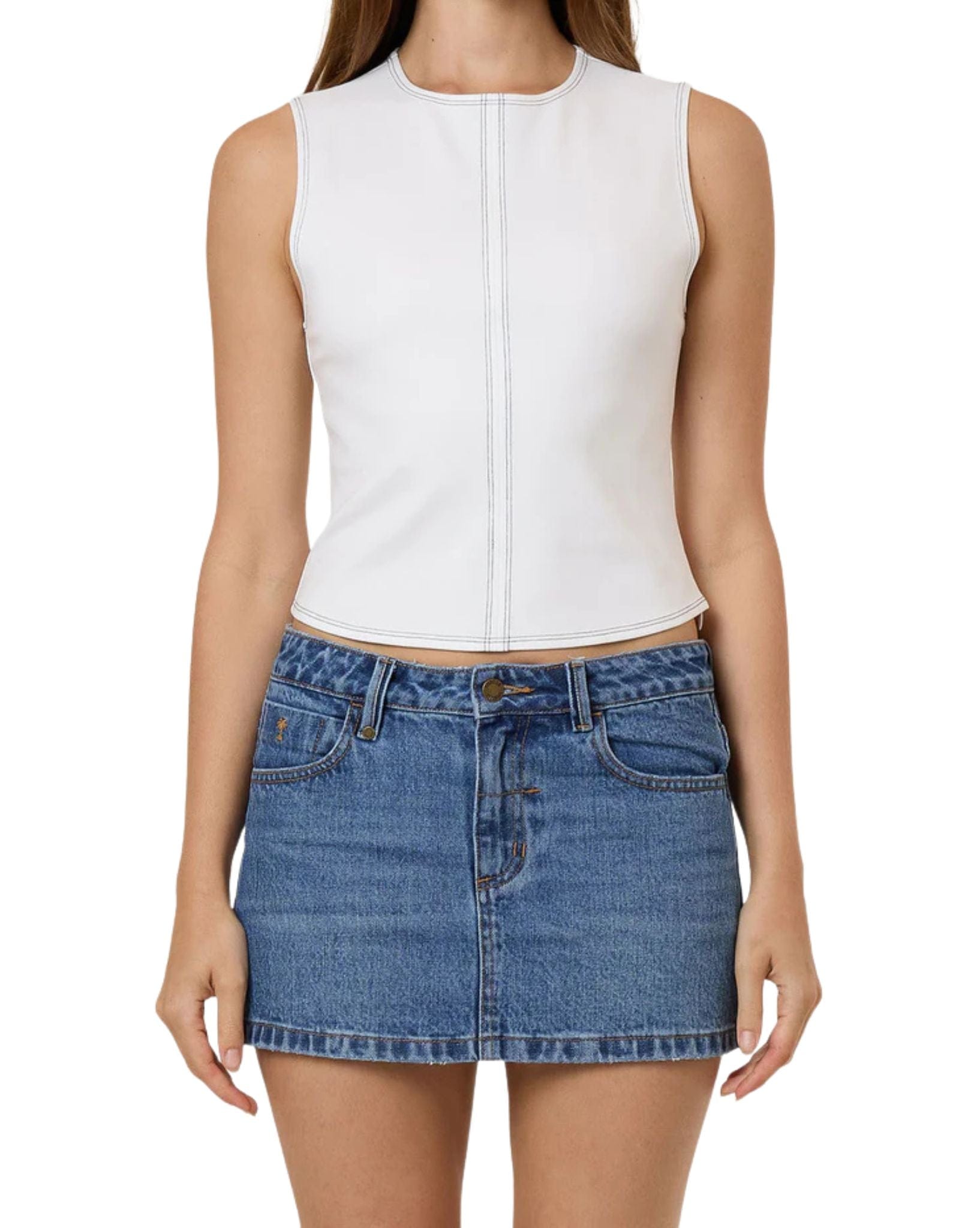 Thrills Carmen Skirt Stoned Blues