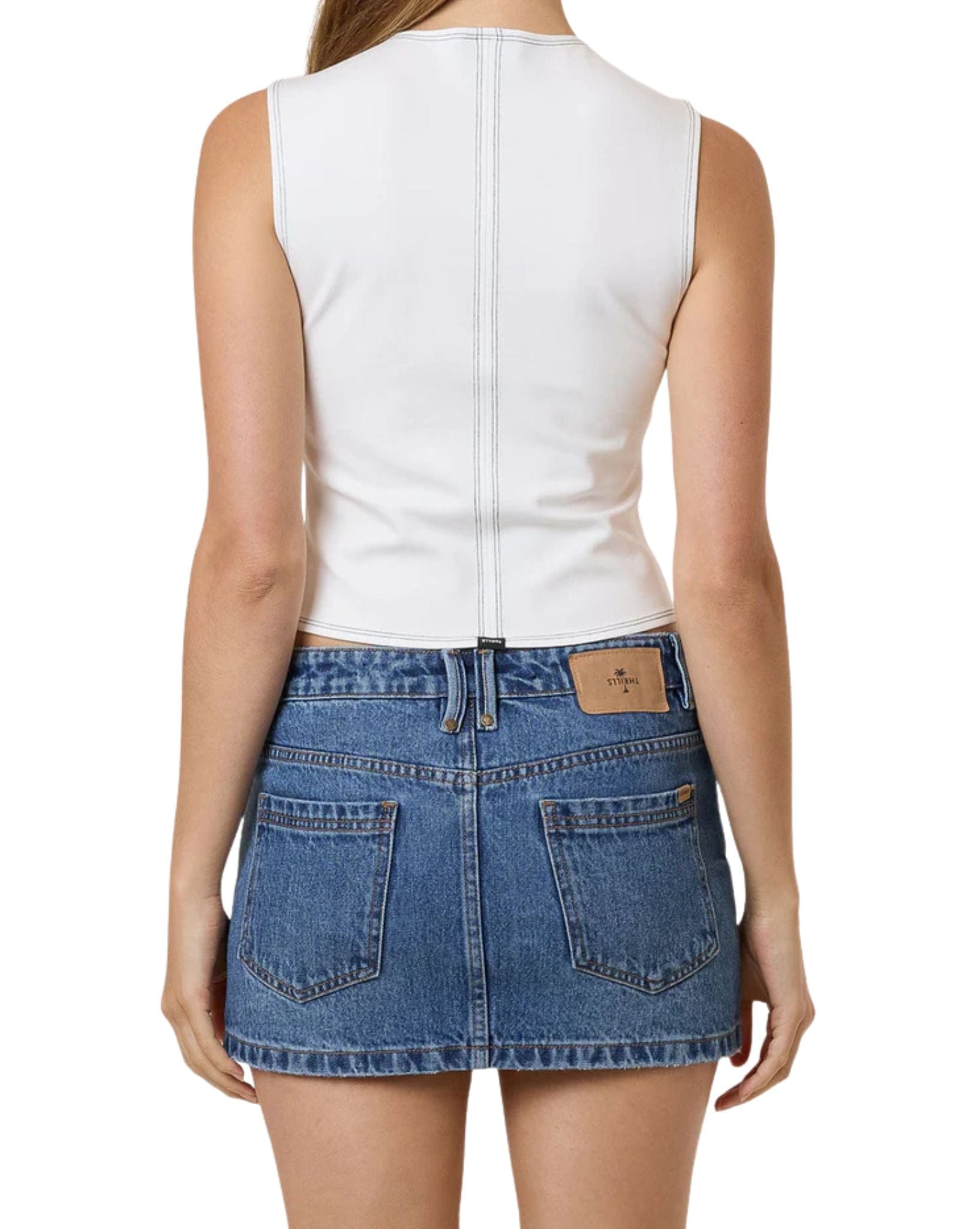 Thrills Carmen Skirt Stoned Blues