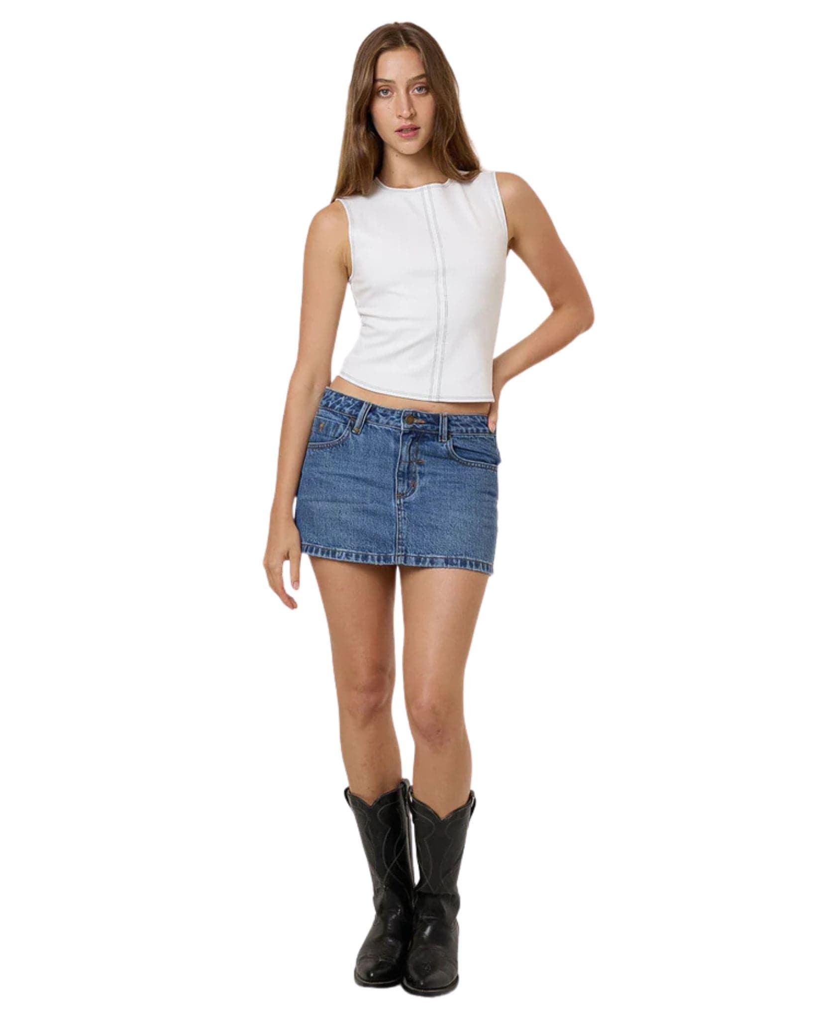 Thrills Carmen Skirt Stoned Blues