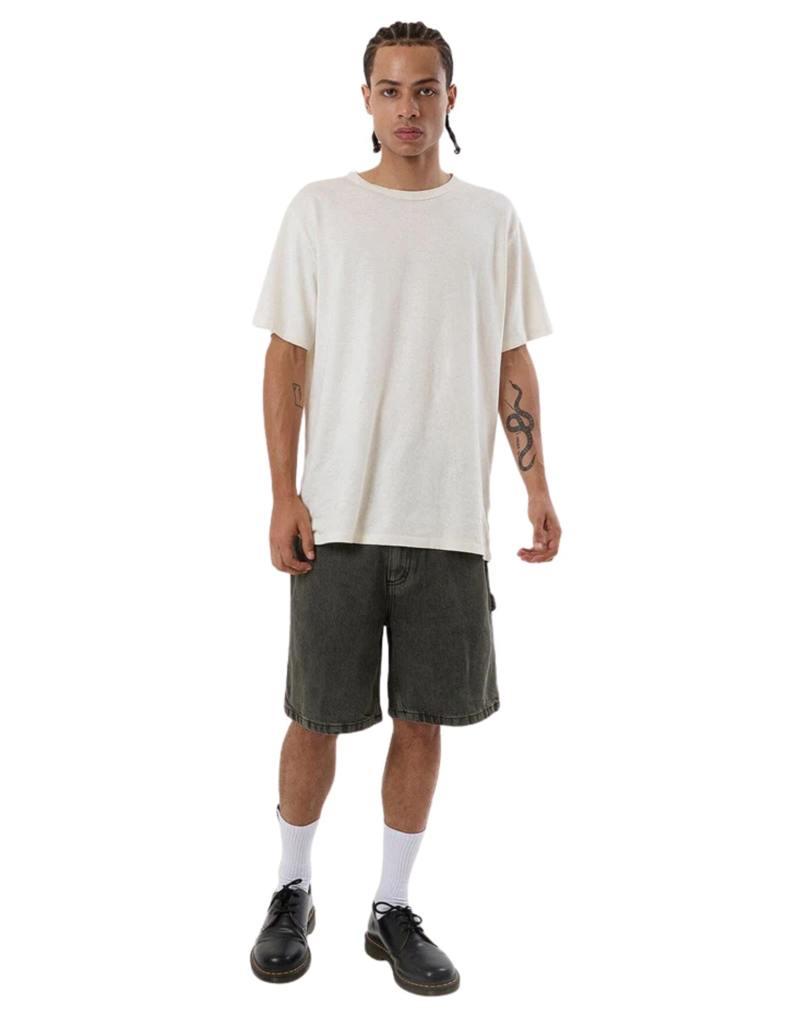 Thrills Cheap Thrills Big Slacker Denim Short- Tarmac