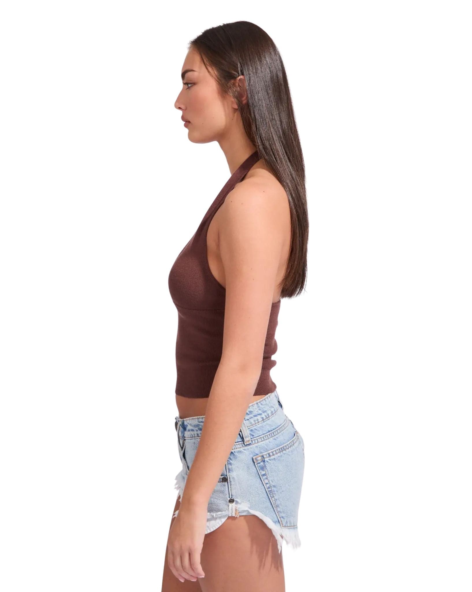 Thrills Dayna Knit Halter Top