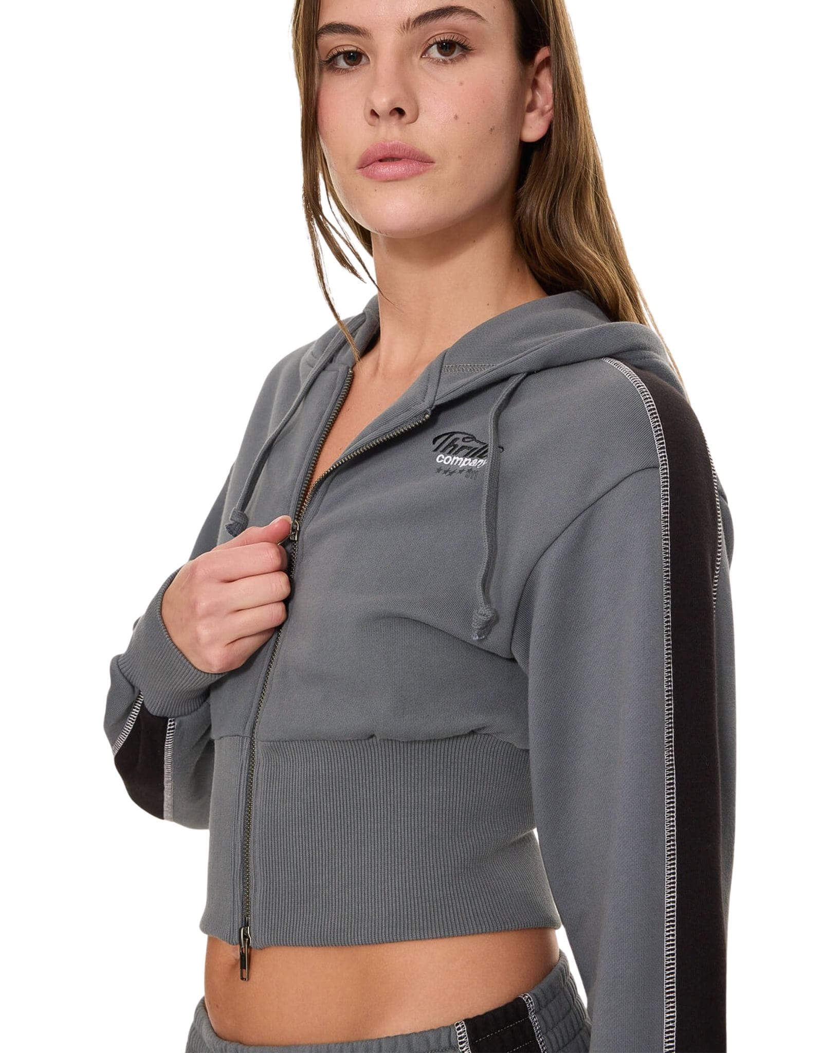 Thrills Division 011 Zip Hood Fleece