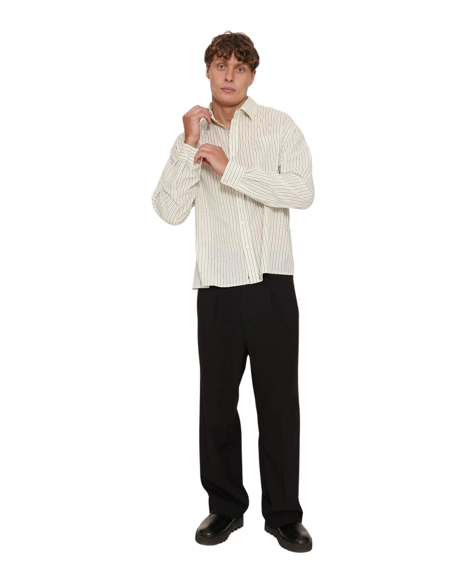 Thrills Double Time Cropped Long Sleeve Shirt