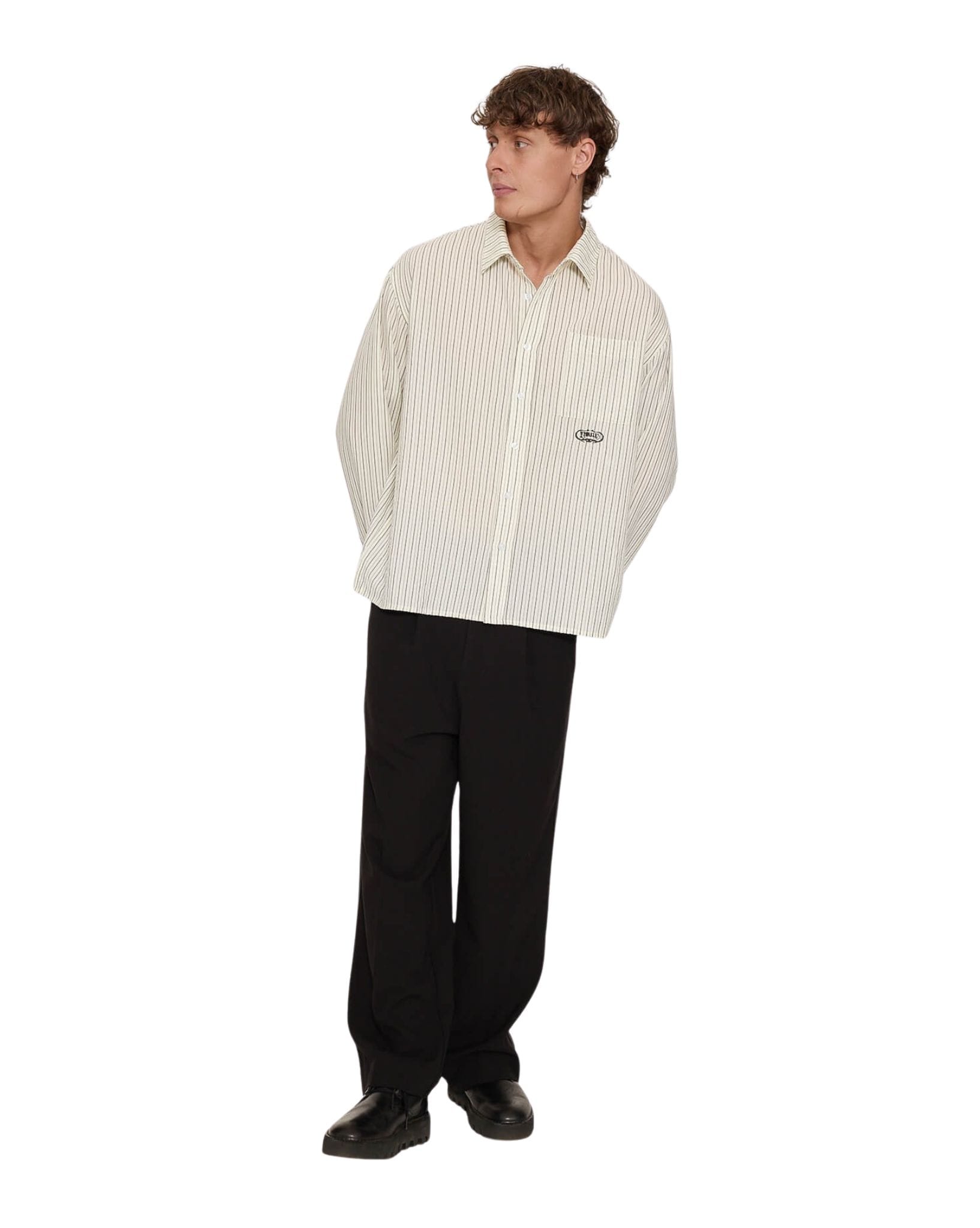 Thrills Double Time Cropped Long Sleeve Shirt
