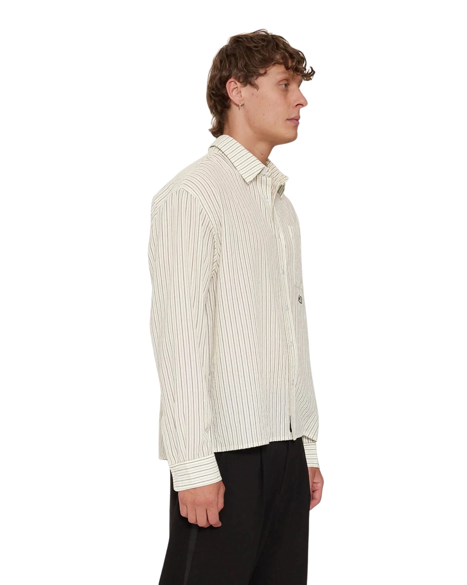 Thrills Double Time Cropped Long Sleeve Shirt