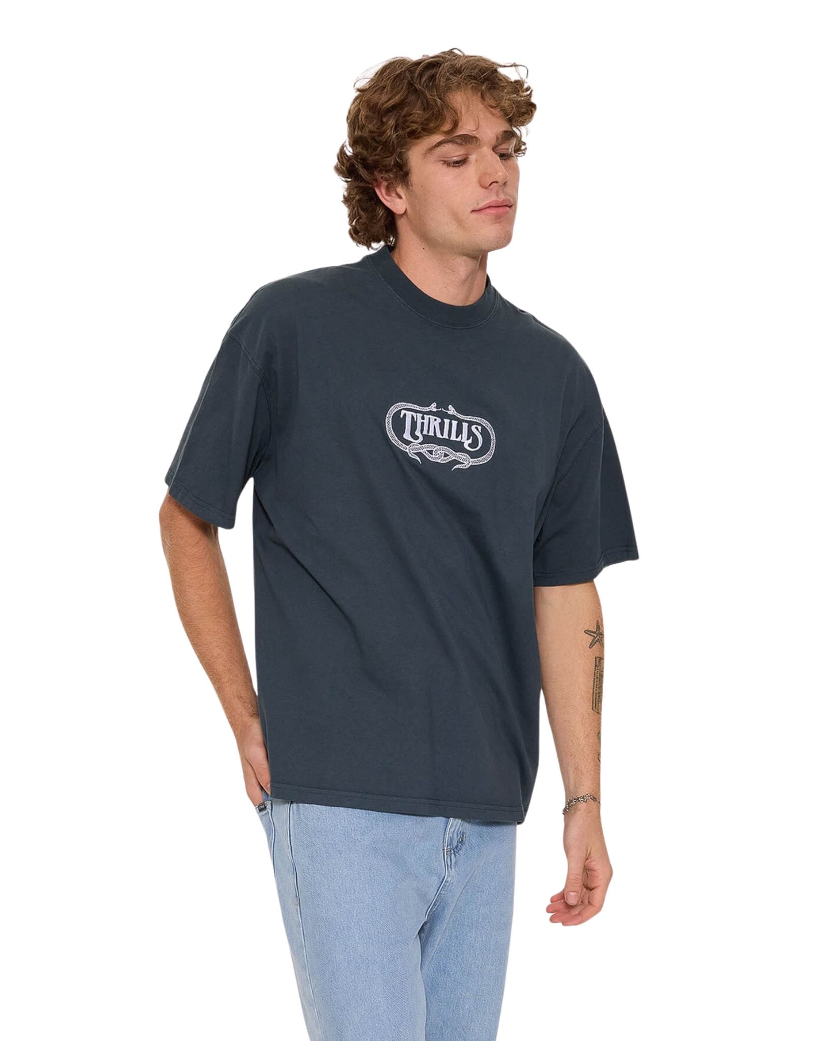 Thrills Double Time Oversize Box Tee