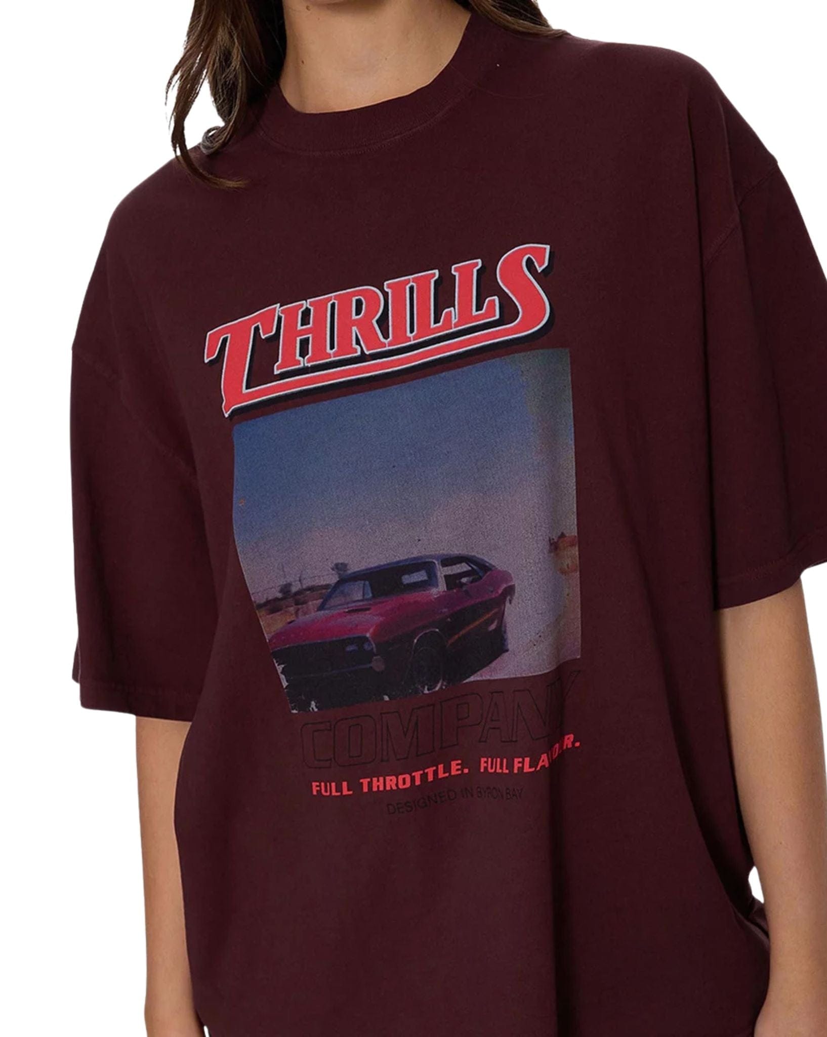 Thrills Full Throttle Oversized Tee