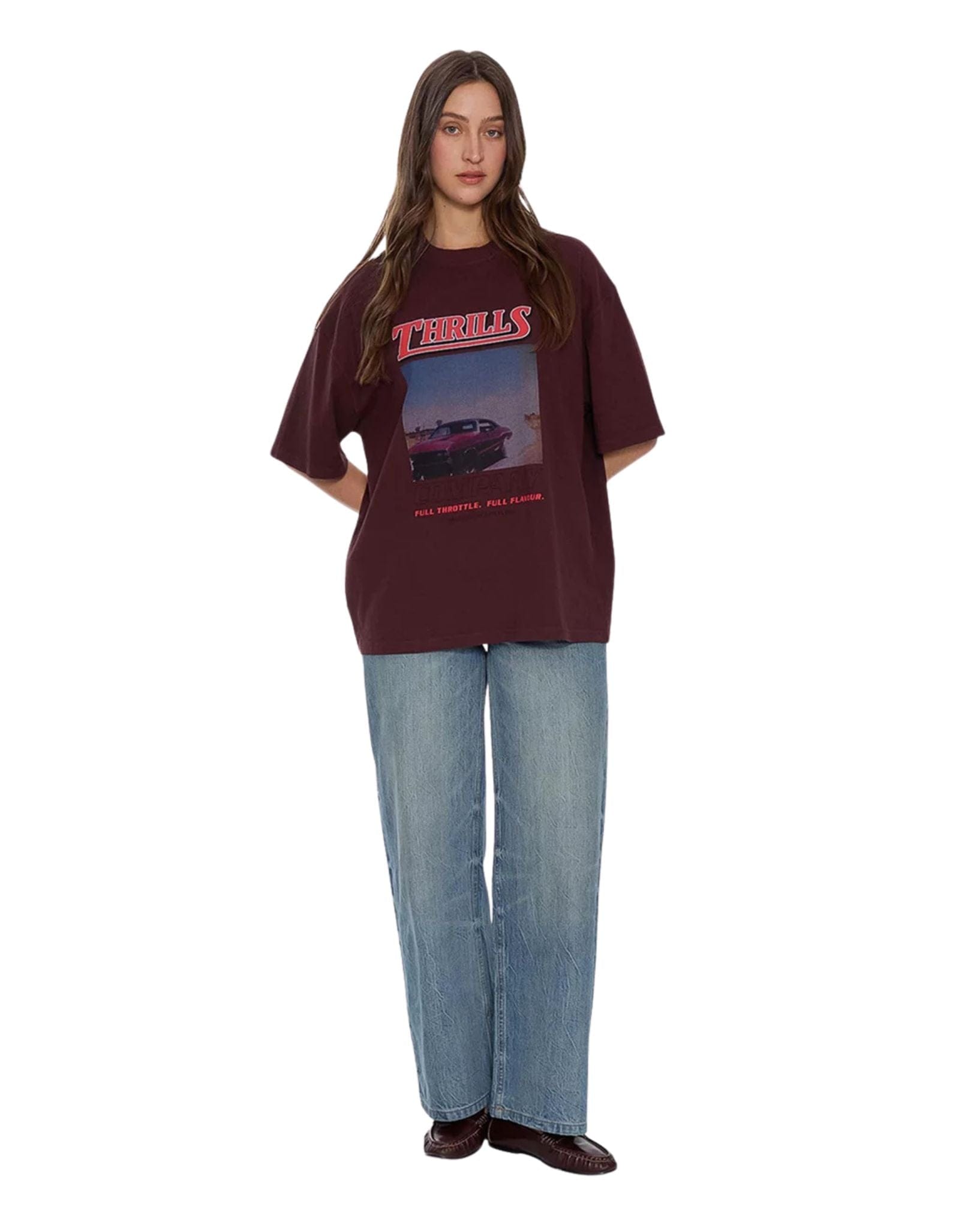 Thrills Full Throttle Oversized Tee