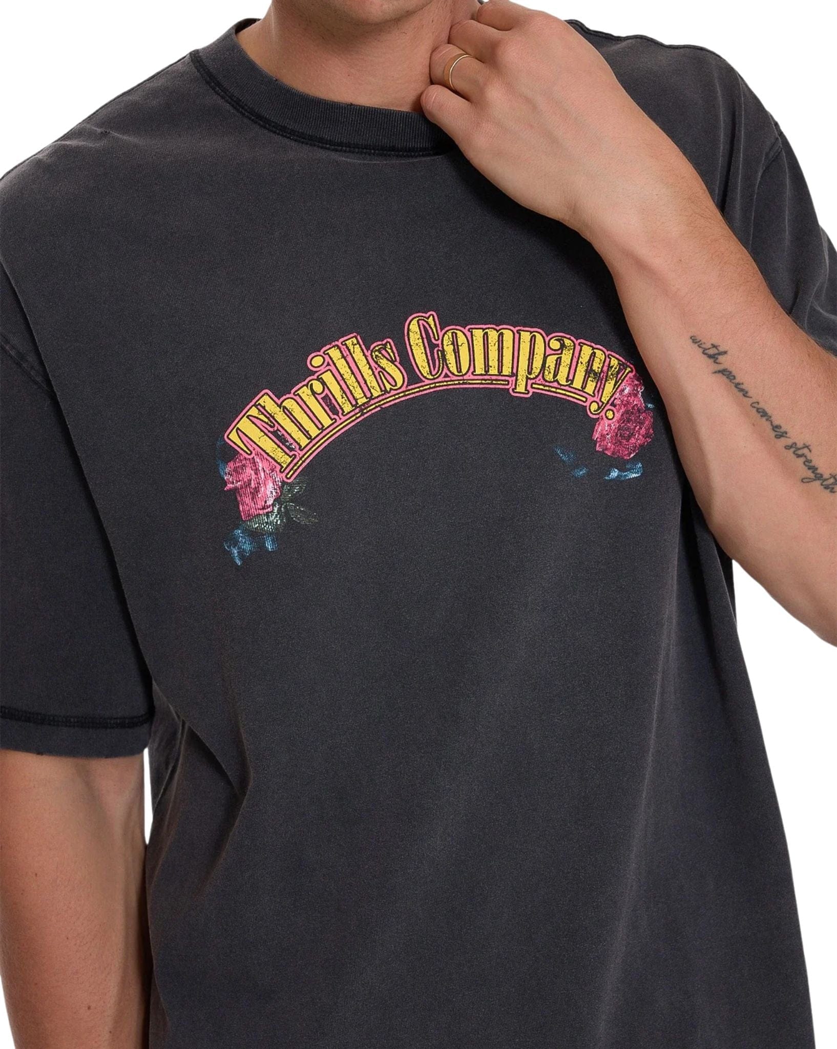 Thrills Fury Box Fit Oversize Cropped Tee