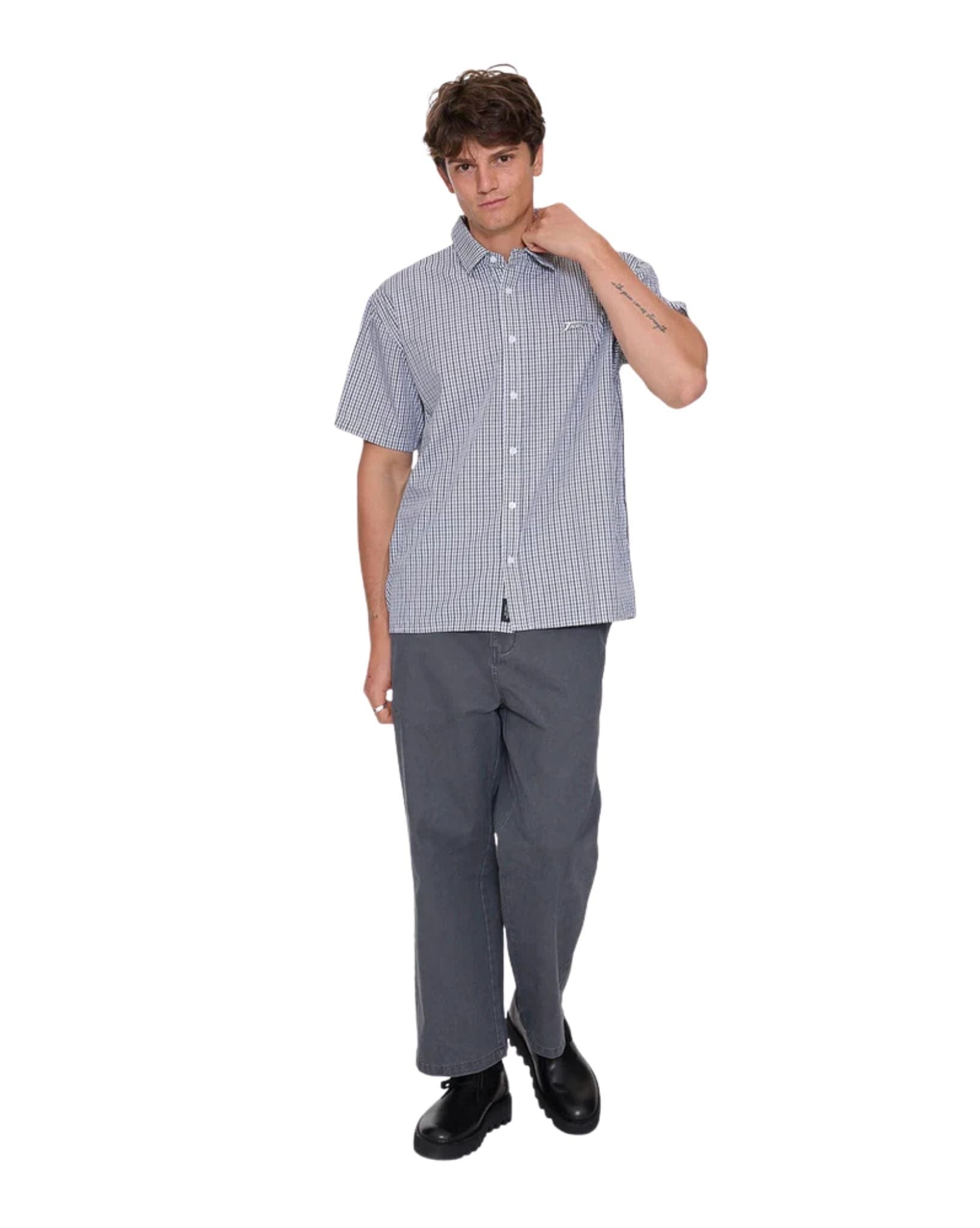 Thrills Heavy Voltage Cropped Short Sleeve Shirt