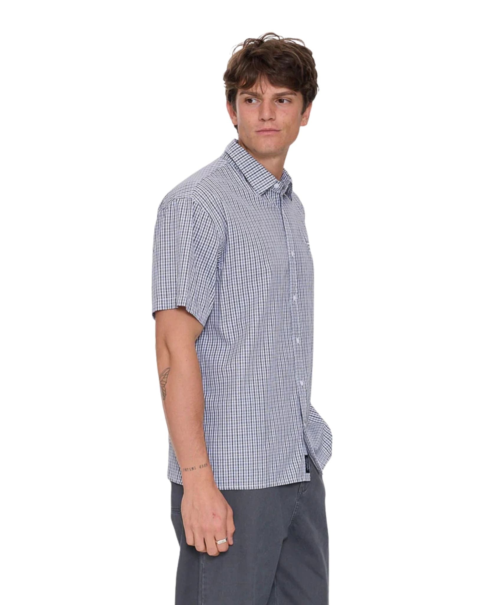 Thrills Heavy Voltage Cropped Short Sleeve Shirt