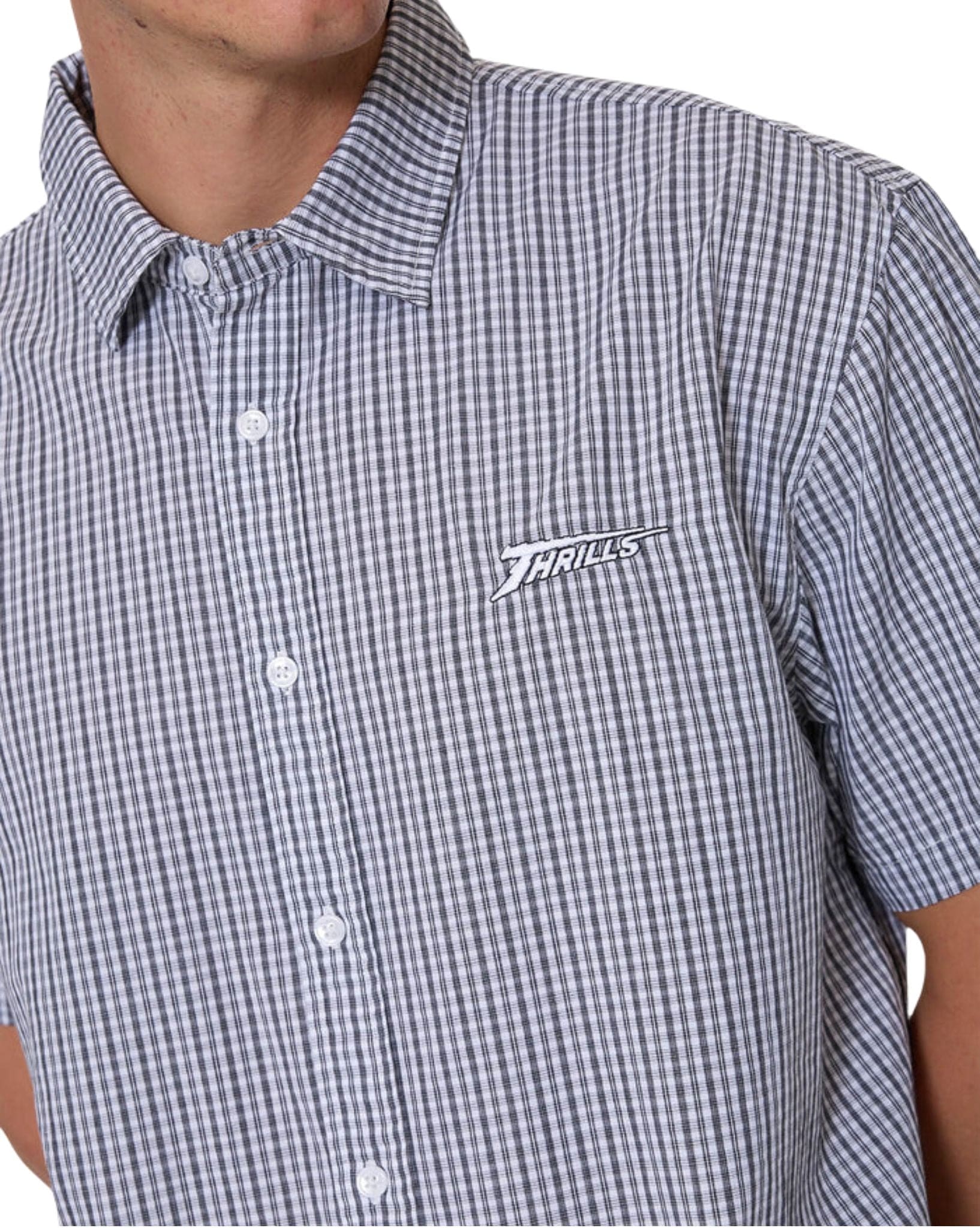 Thrills Heavy Voltage Cropped Short Sleeve Shirt