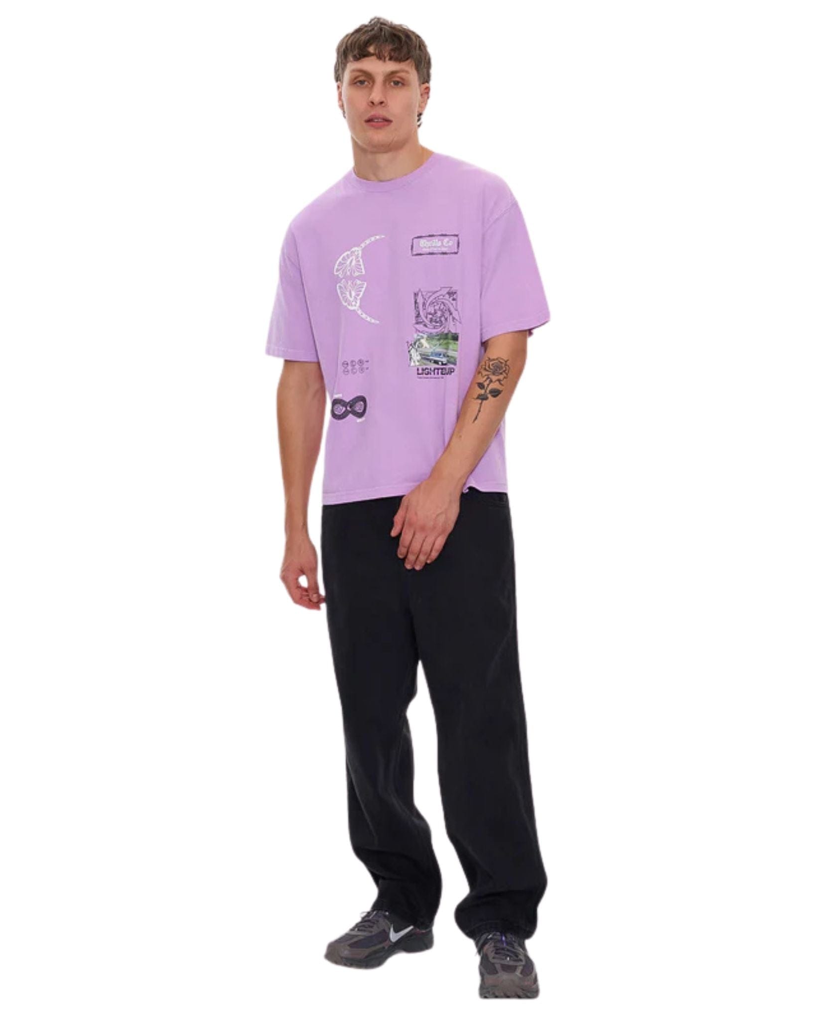 Thrills Lighten Up Box Fit Oversize Short Tee