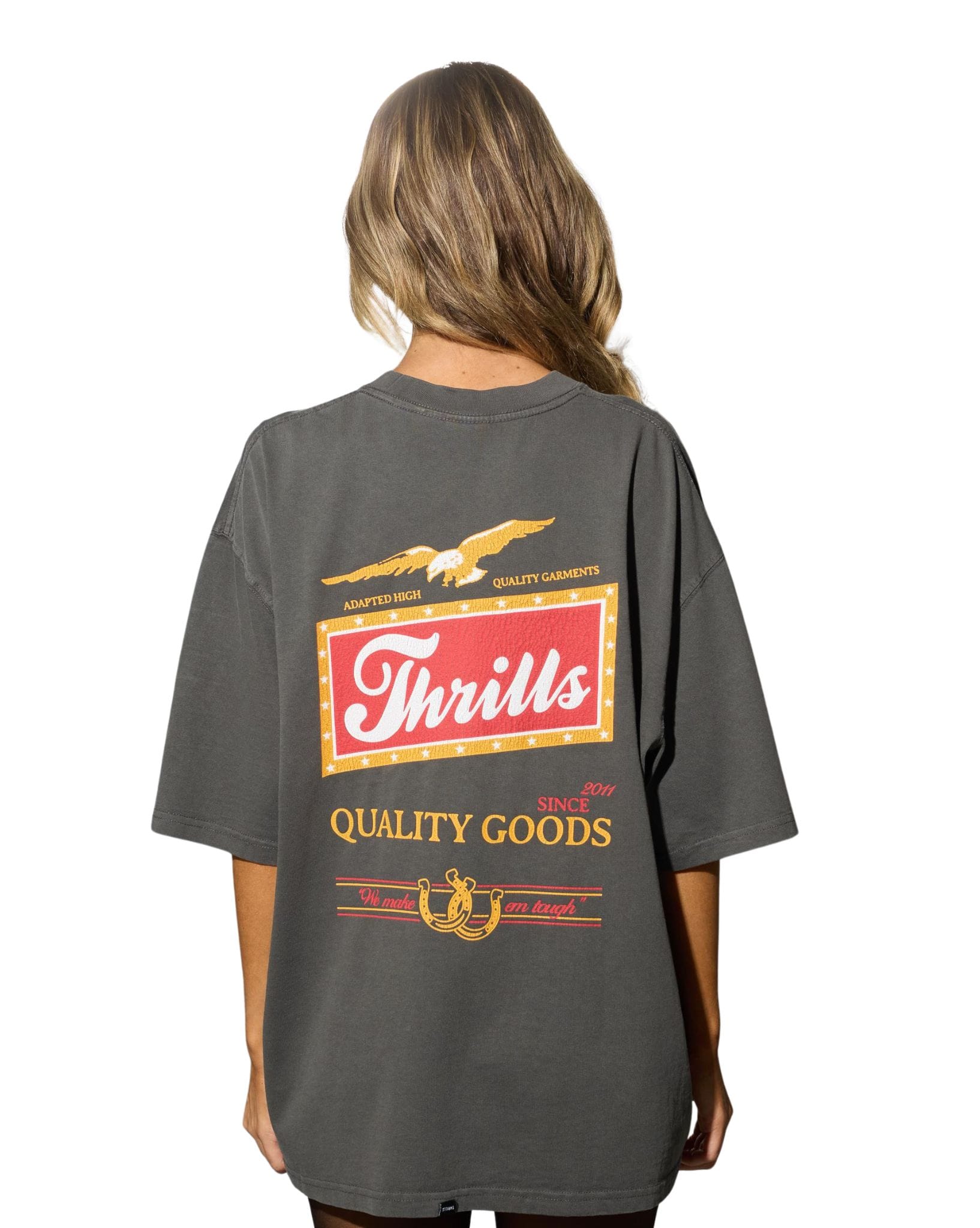 Thrills Make Em Tough Oversized Tee