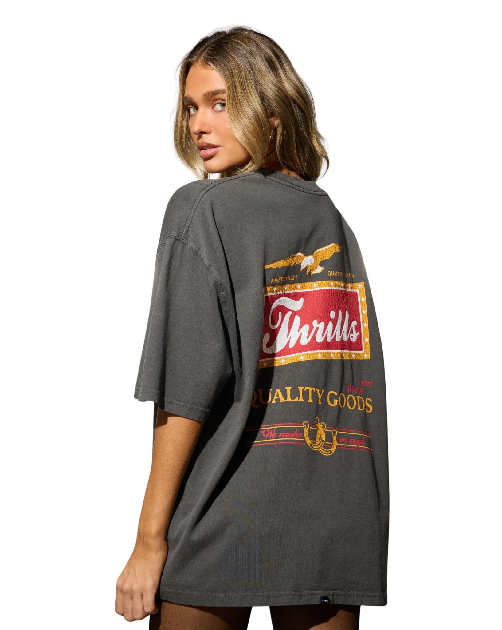Thrills Make Em Tough Oversized Tee