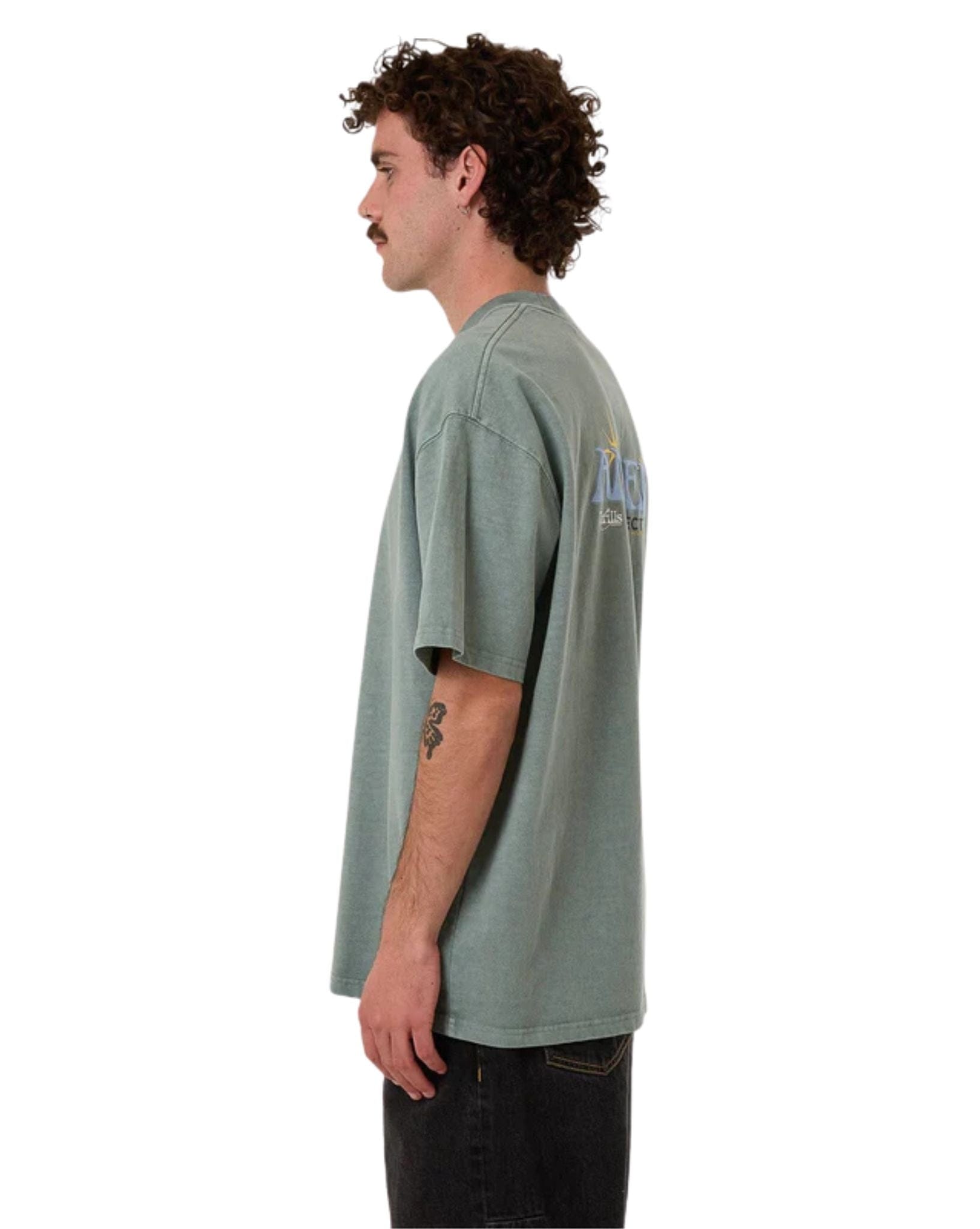 Thrills Mens Ambient Connections Box Fit Oversize Tee