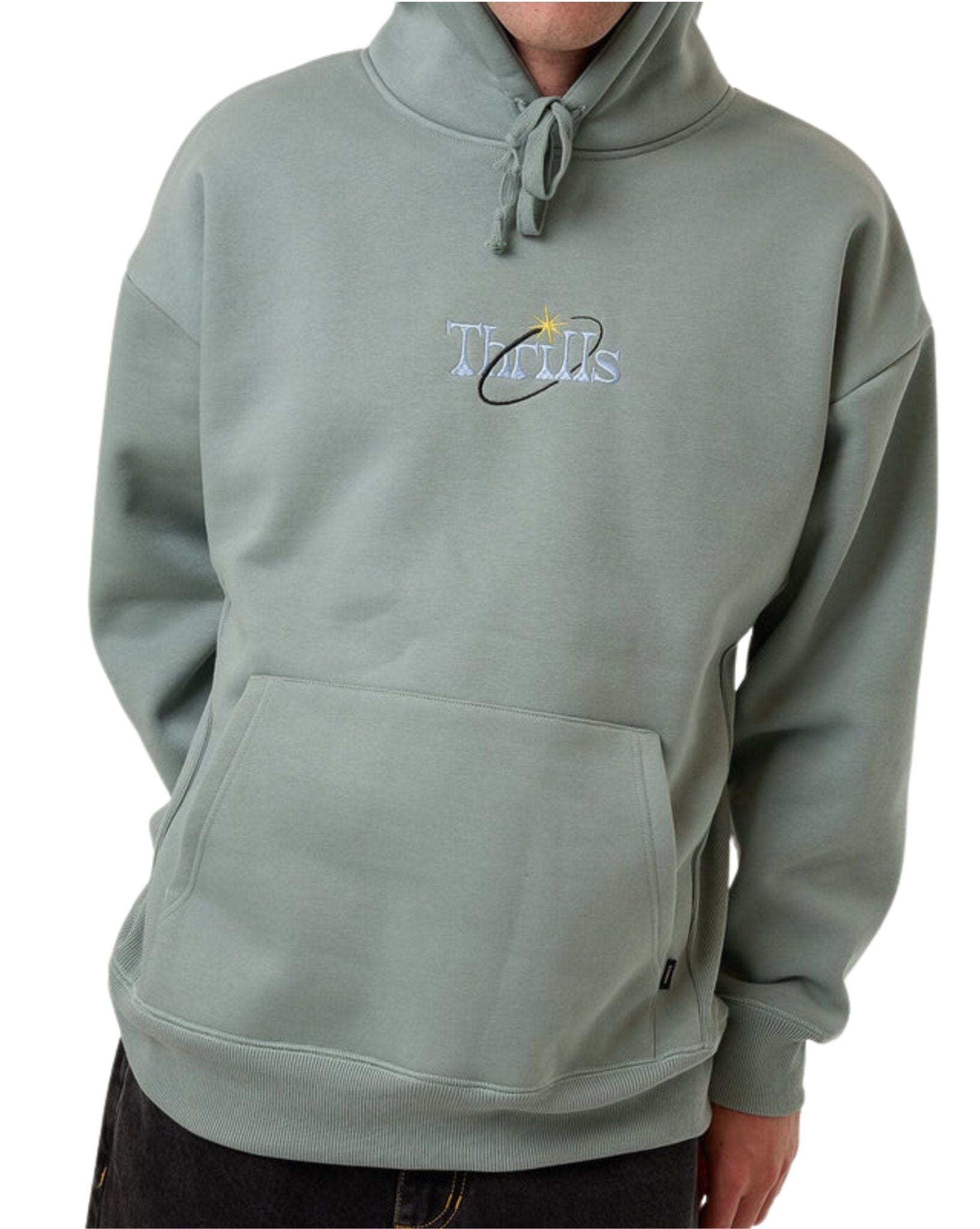 Thrills Mens Ambient Connections Slouch Pull On Hood