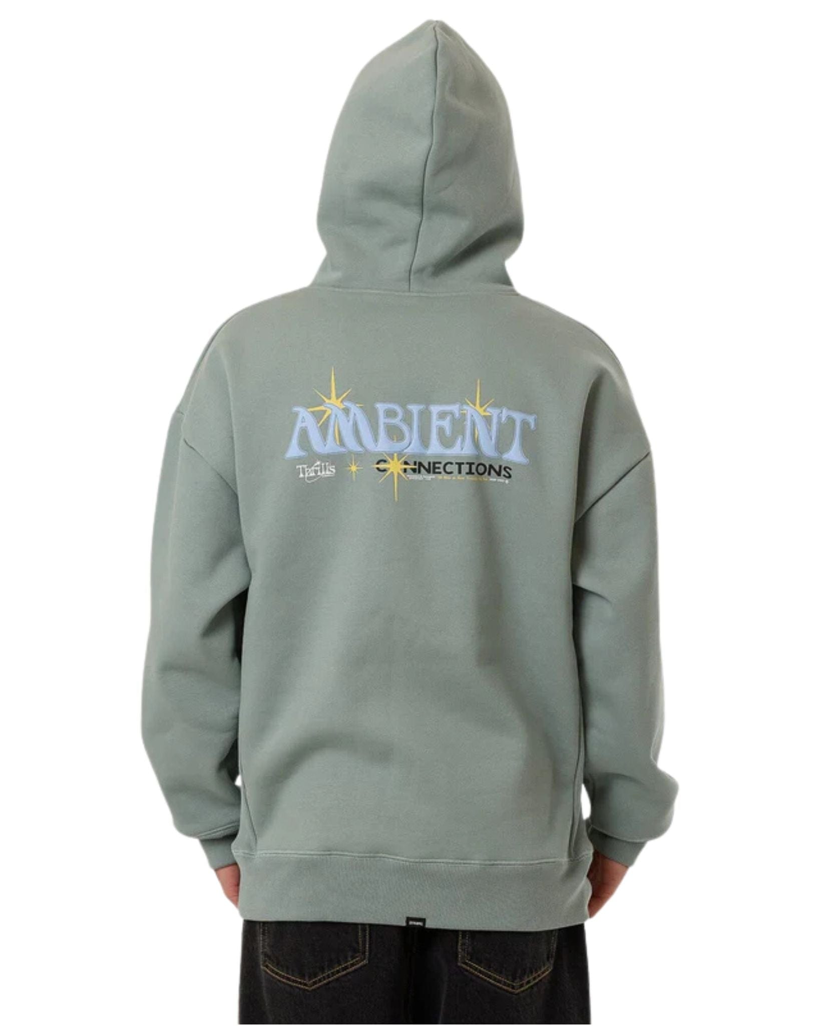 Thrills Mens Ambient Connections Slouch Pull On Hood