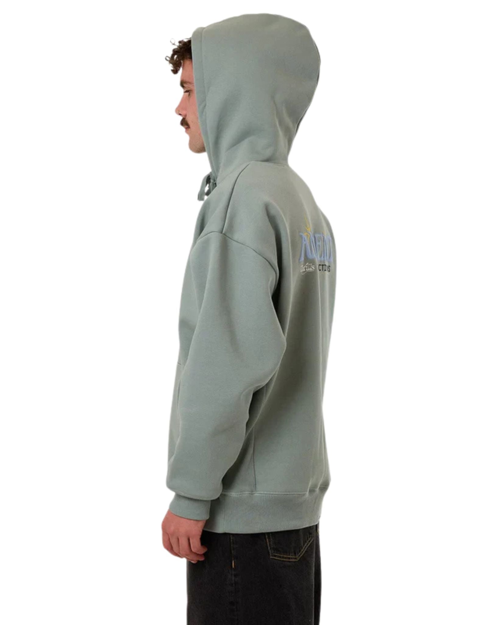 Thrills Mens Ambient Connections Slouch Pull On Hood