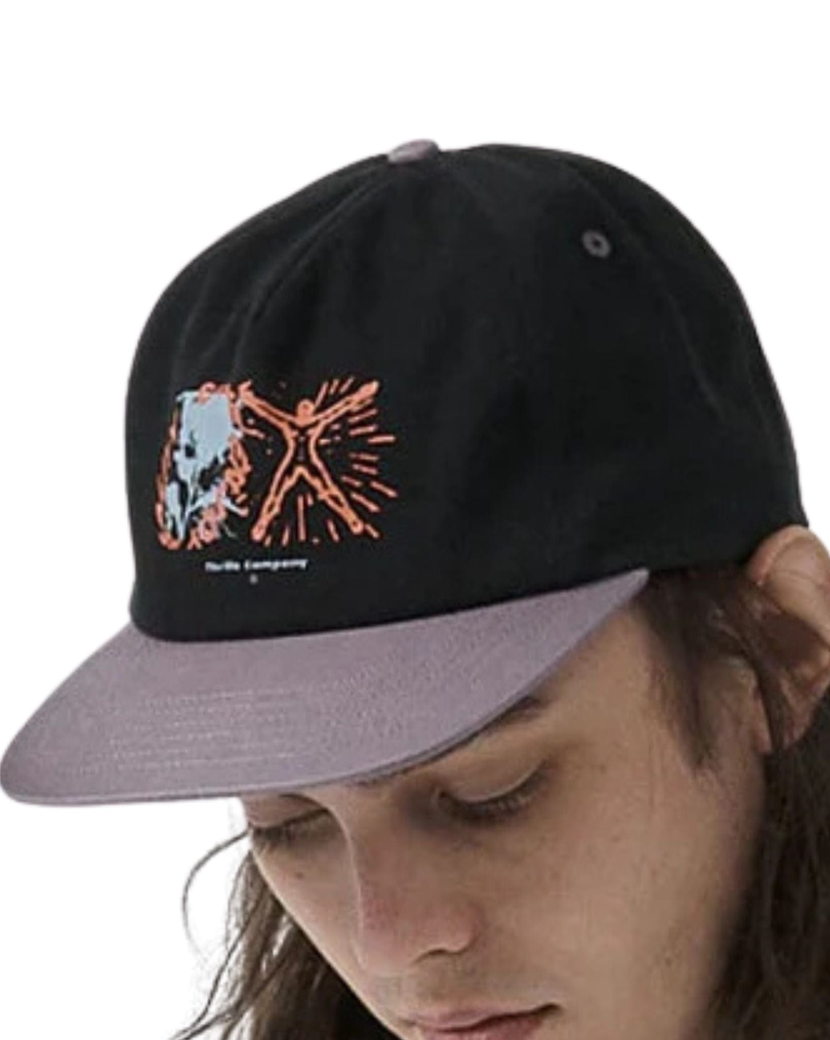 Thrills Mens Energy 5 Panel Cap - Black