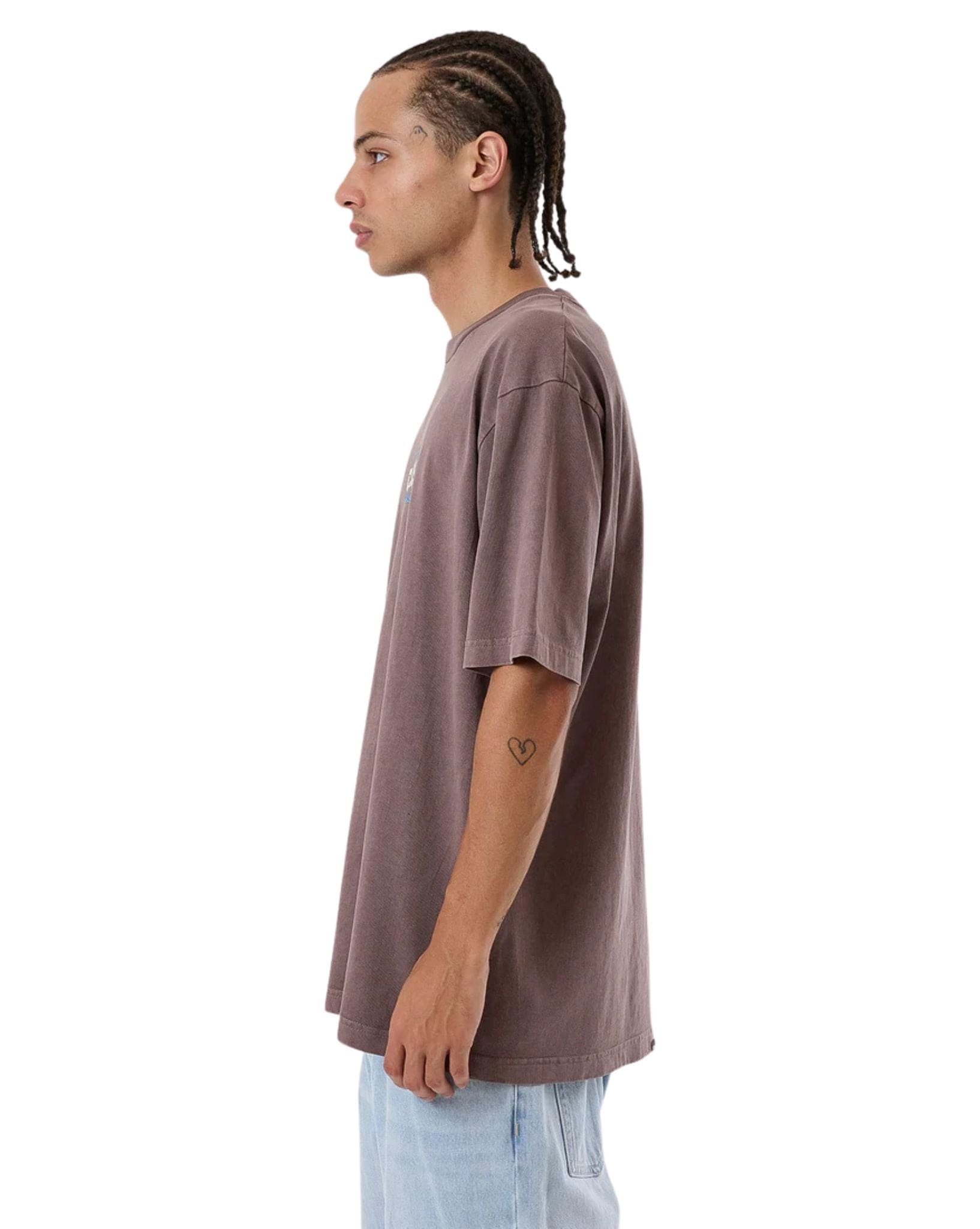 Thrills Mens Evolution Oversize Fit Tee - Sparrow