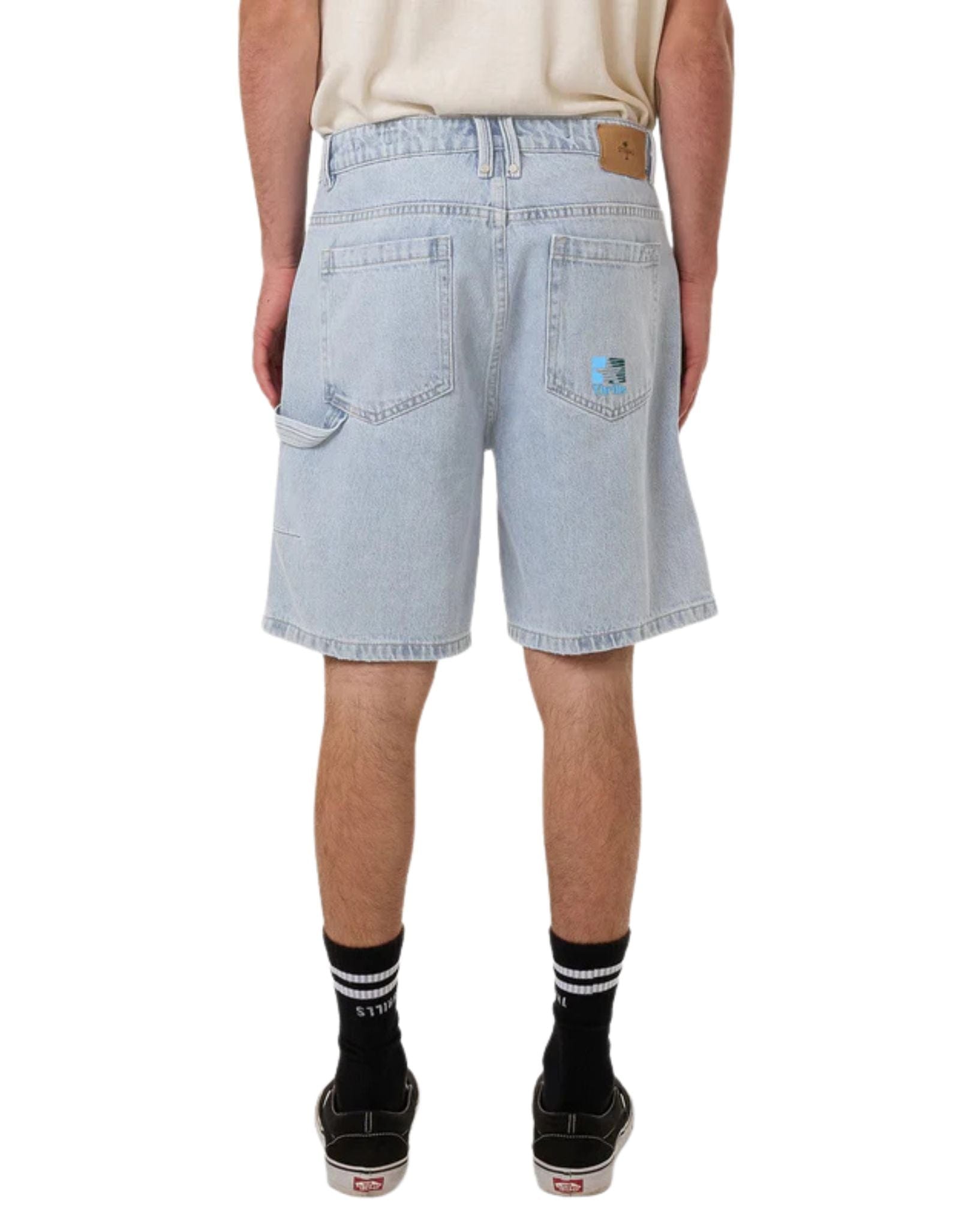 Thrills Mens Hazed Slacker Denim Short