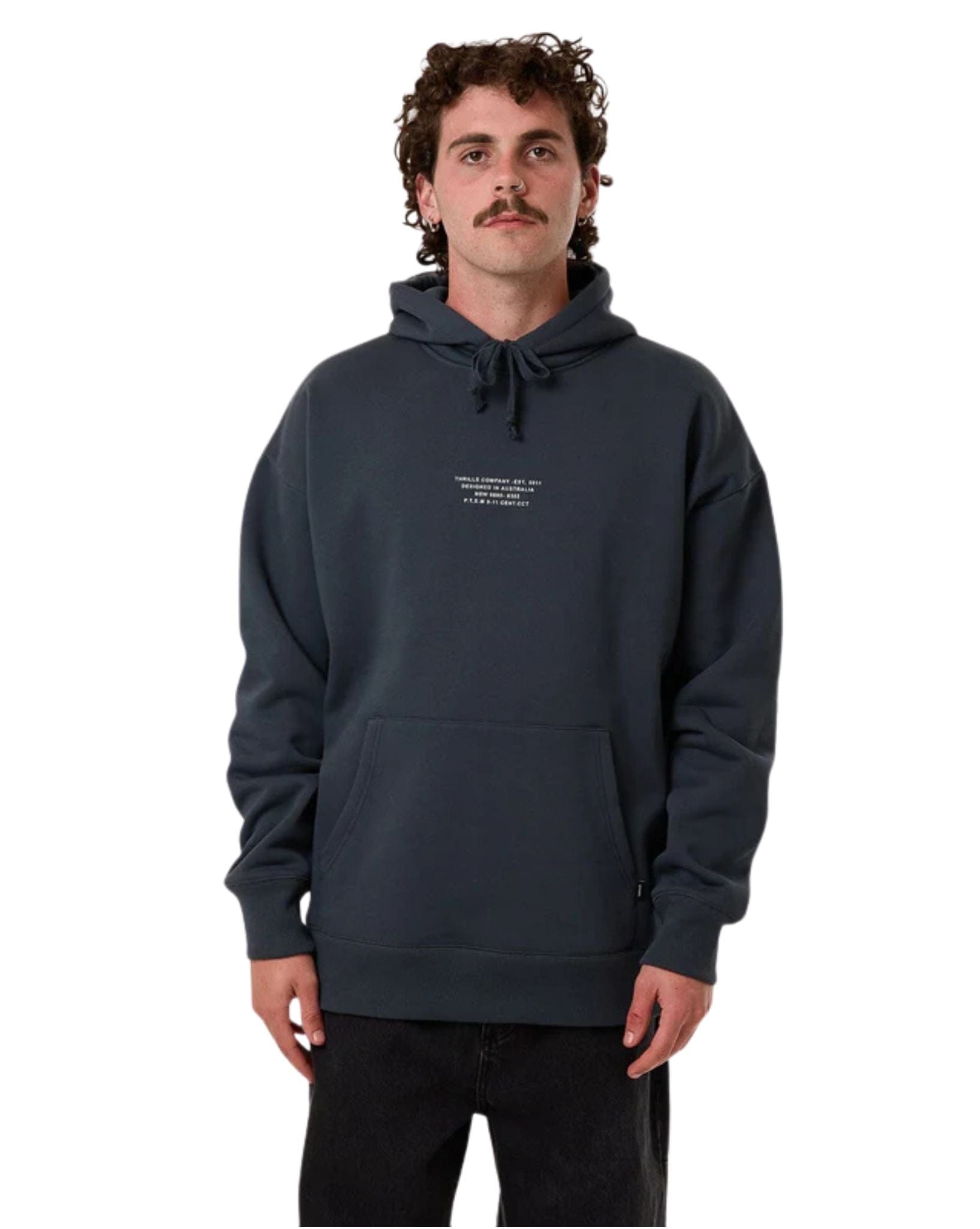 Thrills Mens New Issue Slouch Pull On Hood