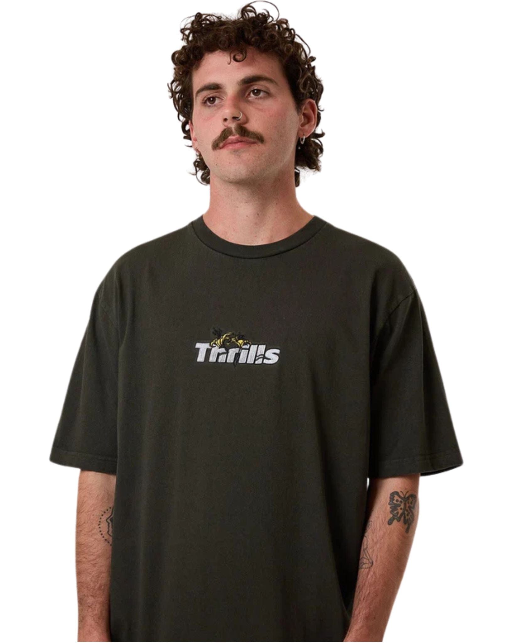 Thrills Mens Solace Of Nature Oversize Fit Tee