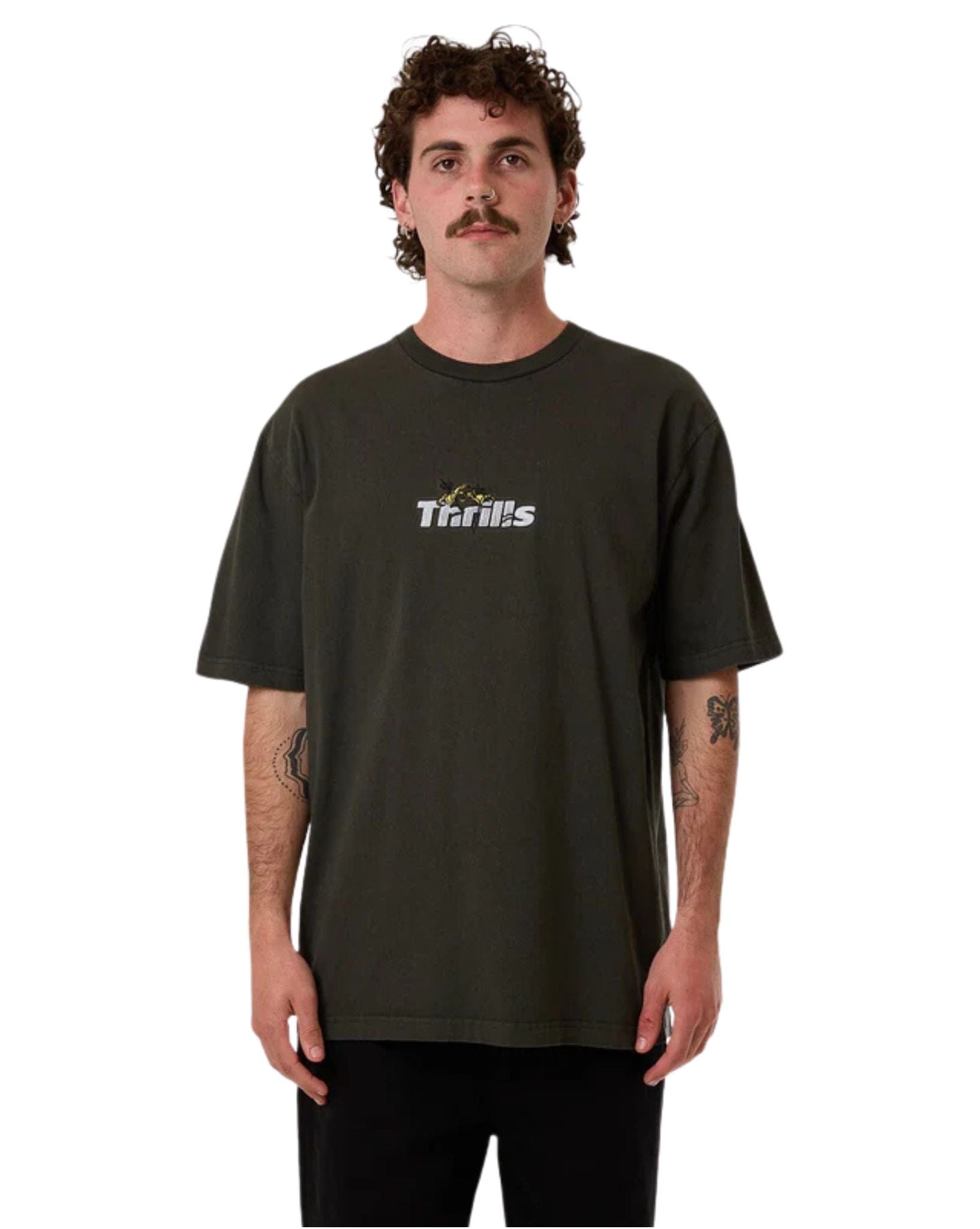 Thrills Mens Solace Of Nature Oversize Fit Tee