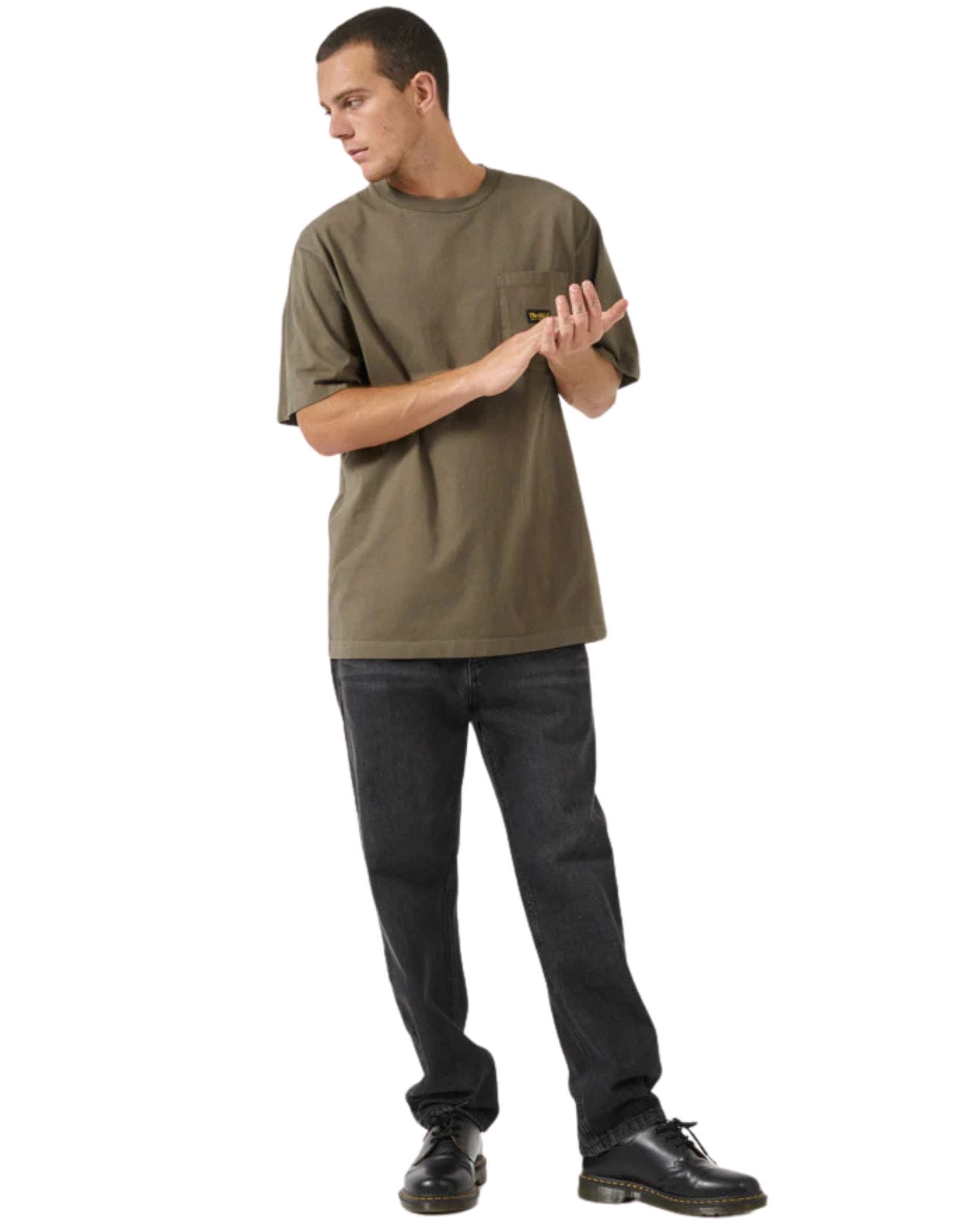 Thrills Mens Thrills Union Oversize Fit Pocket Tee