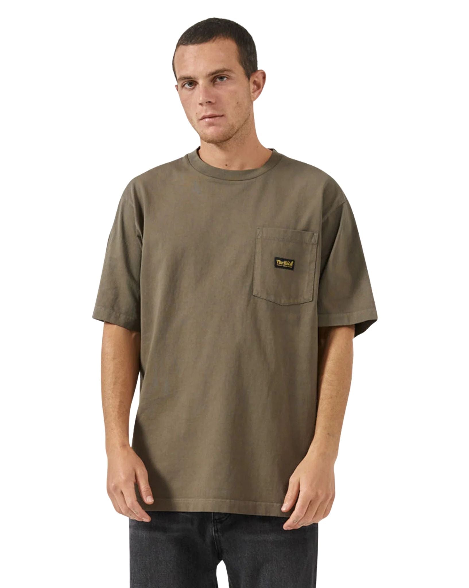 Thrills Mens Thrills Union Oversize Fit Pocket Tee