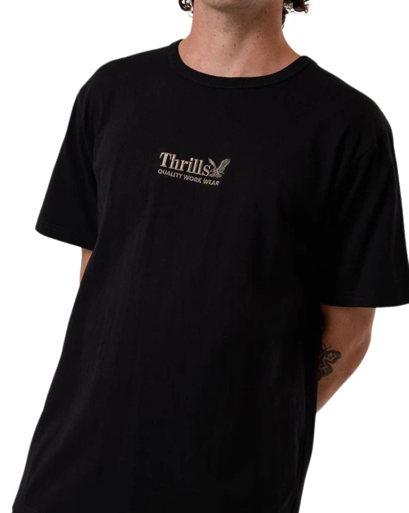 Thrills Mens Thrills Workwear Embro Merch Fit Tee