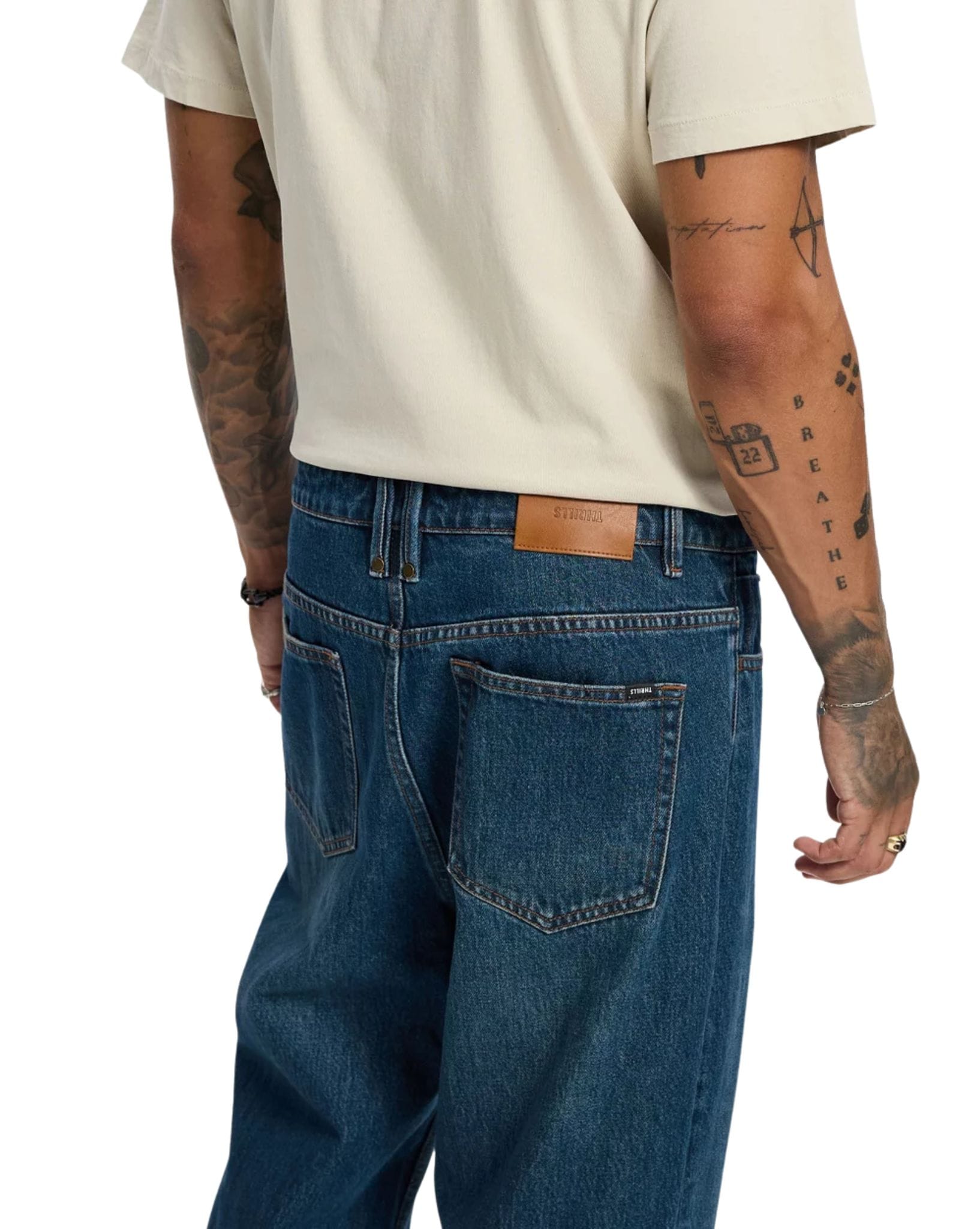 Thrills Mid Slacker Relaxed Long Denim Jean