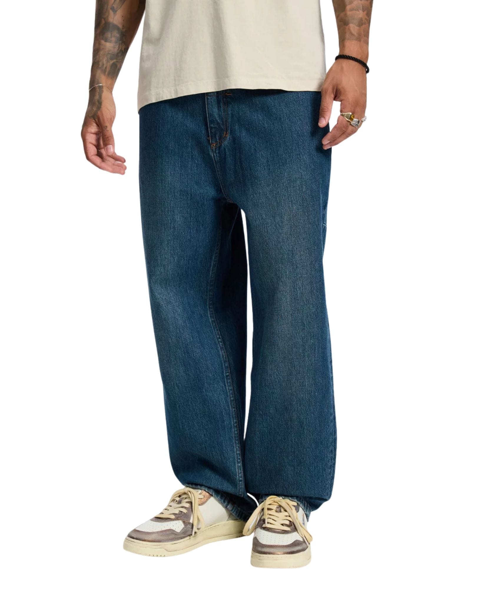 Thrills Mid Slacker Relaxed Long Denim Jean