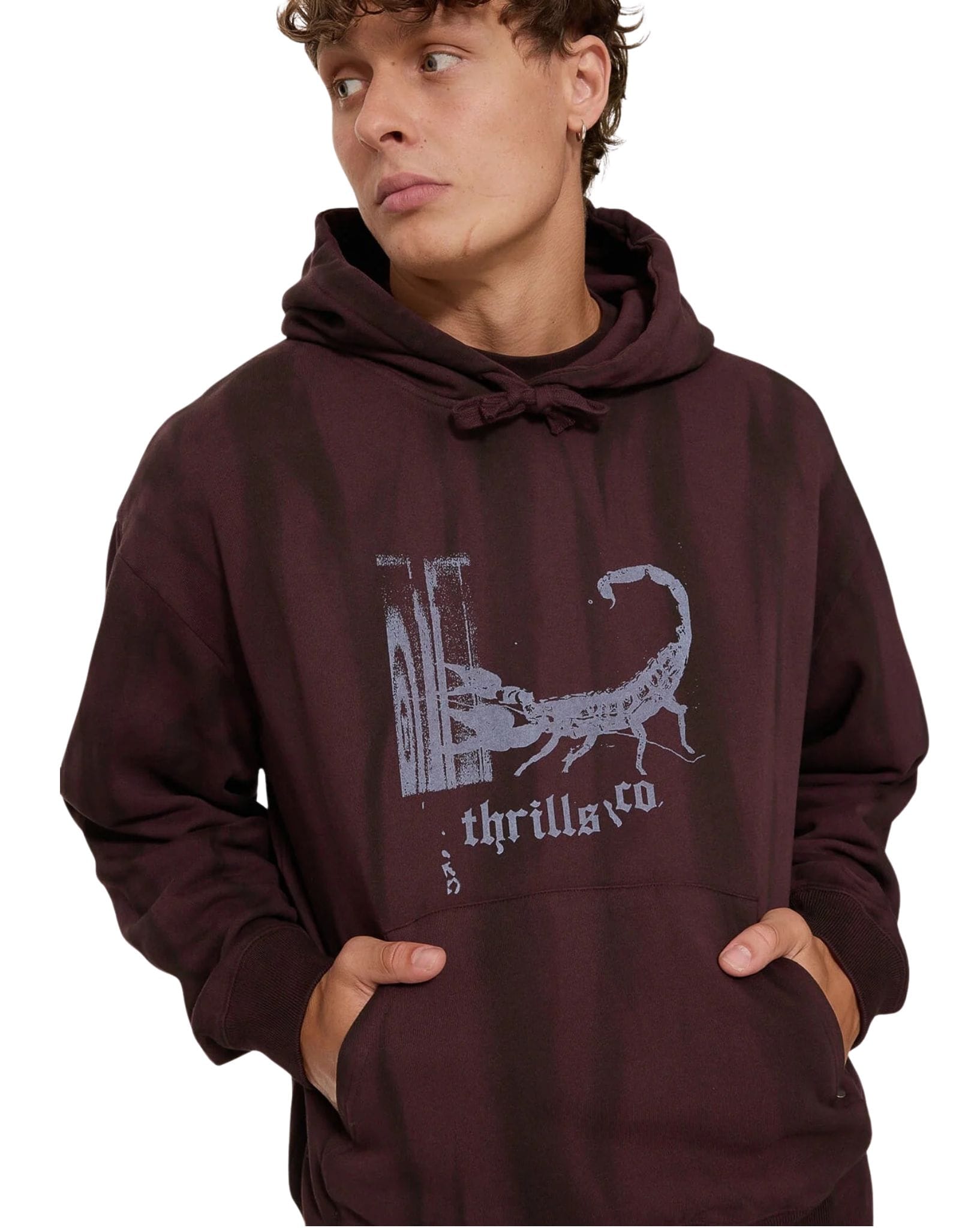 Thrills New Delusions Slouch Pull On Cropped Hood