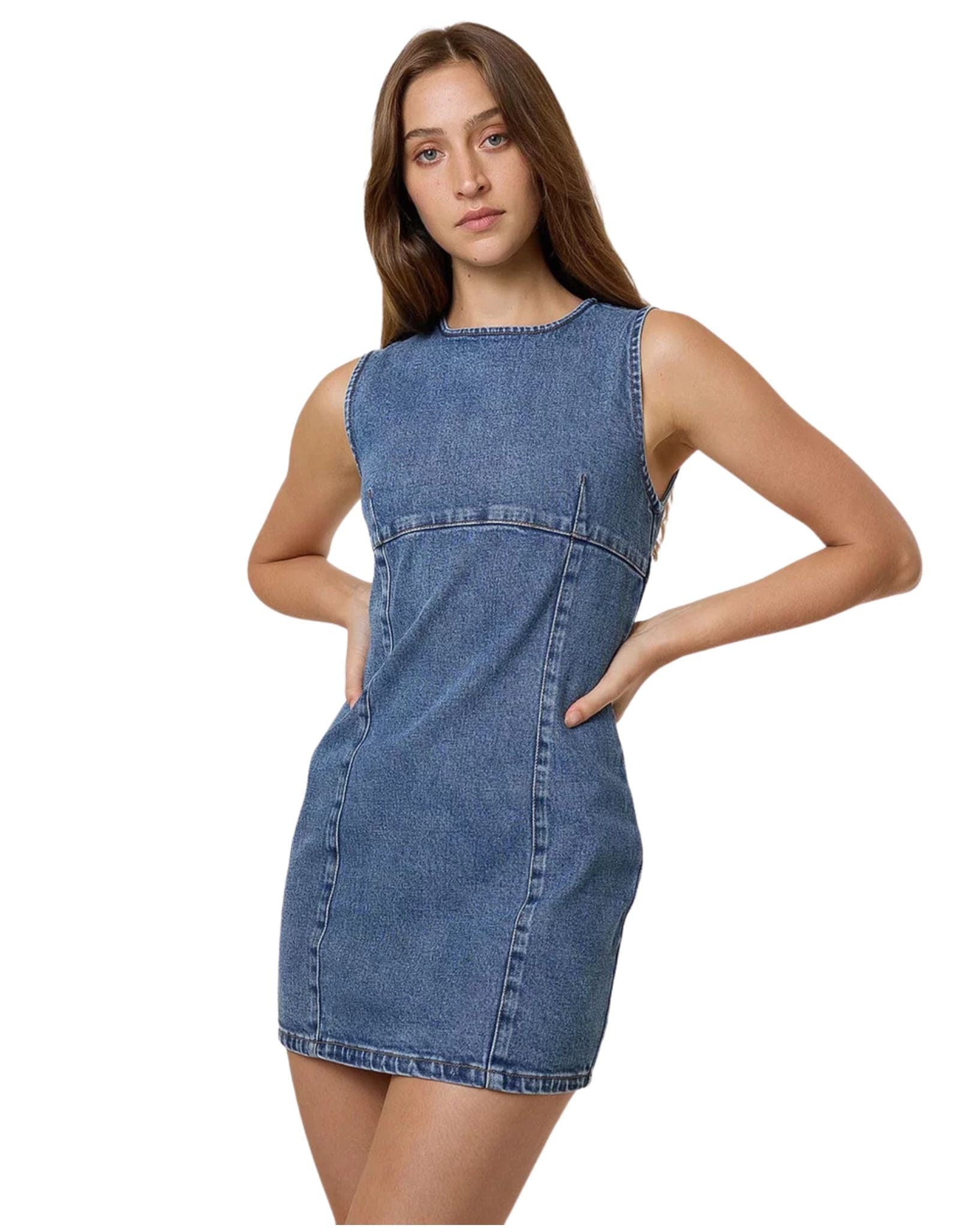thrills denim dress Blends Jacquard Kai Dress