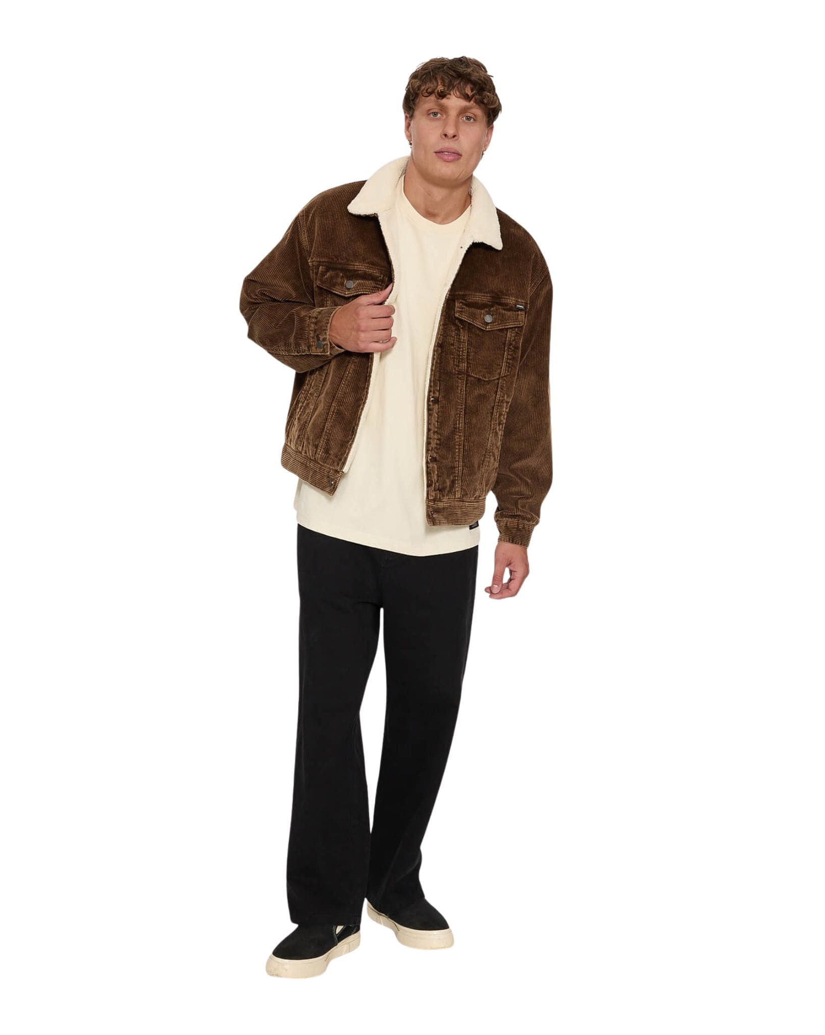 Thrills Oversized Sherpa Wanderer Cord Jacket