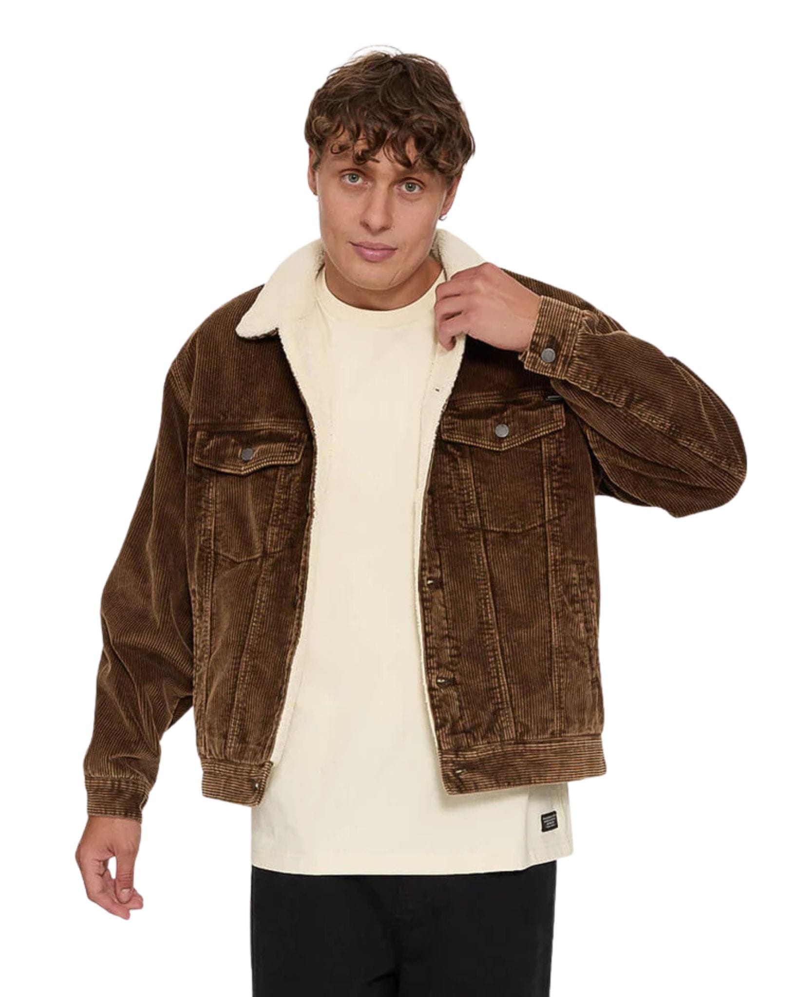Thrills Oversized Sherpa Wanderer Cord Jacket