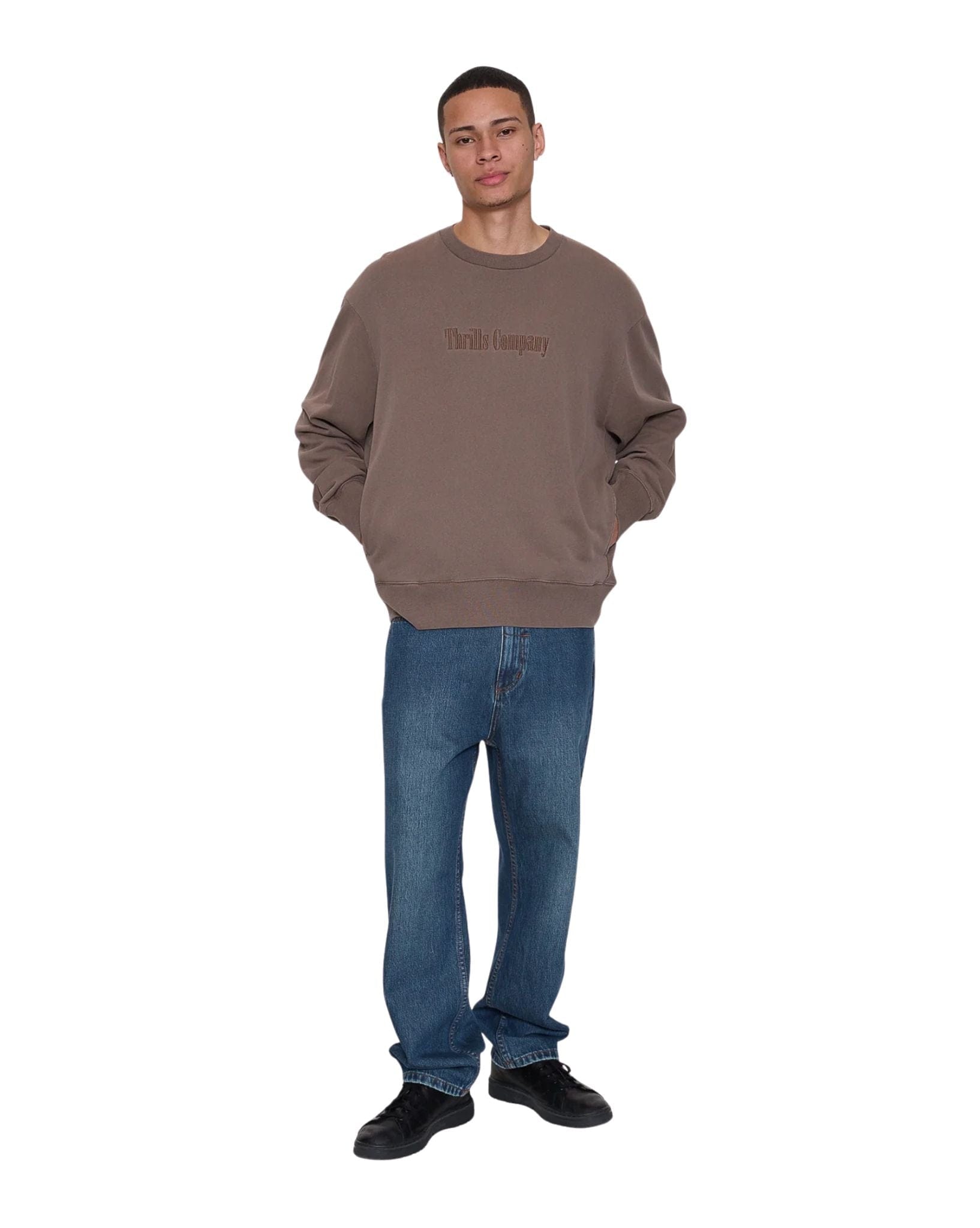 Thrills Primitive Box Fit Cropped Crew