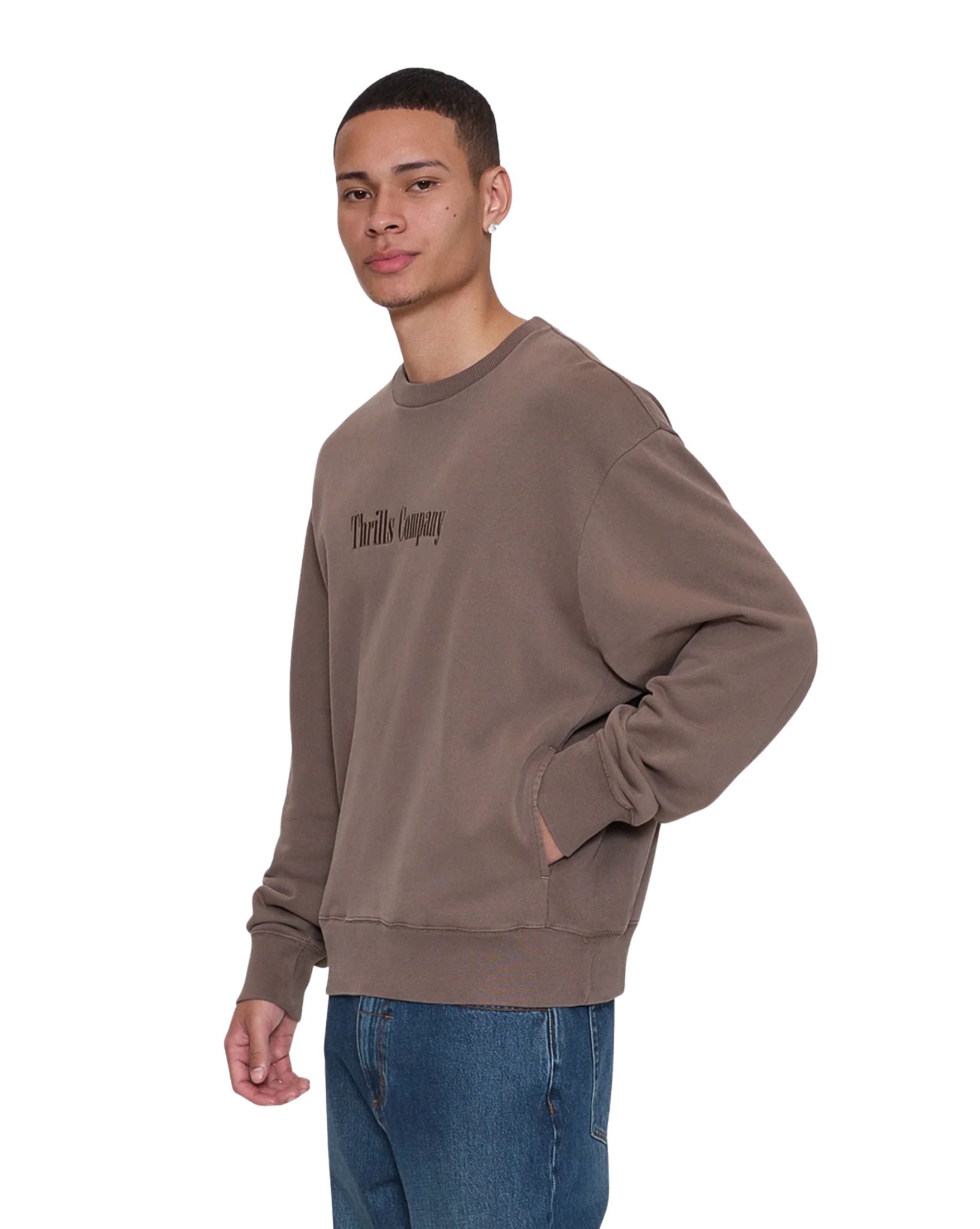 Thrills Primitive Box Fit Cropped Crew