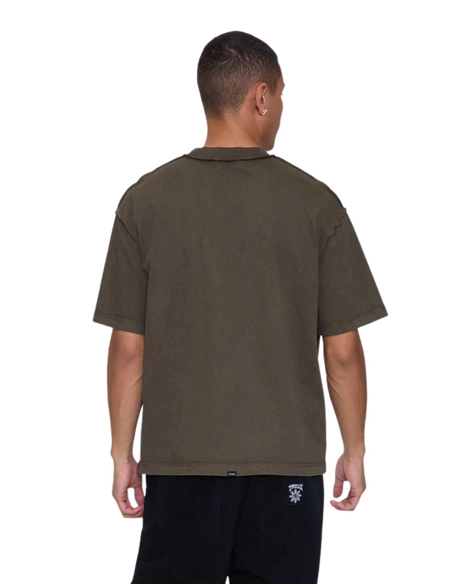 Thrills Rose Brigade Box Fit Oversize Cropped Tee